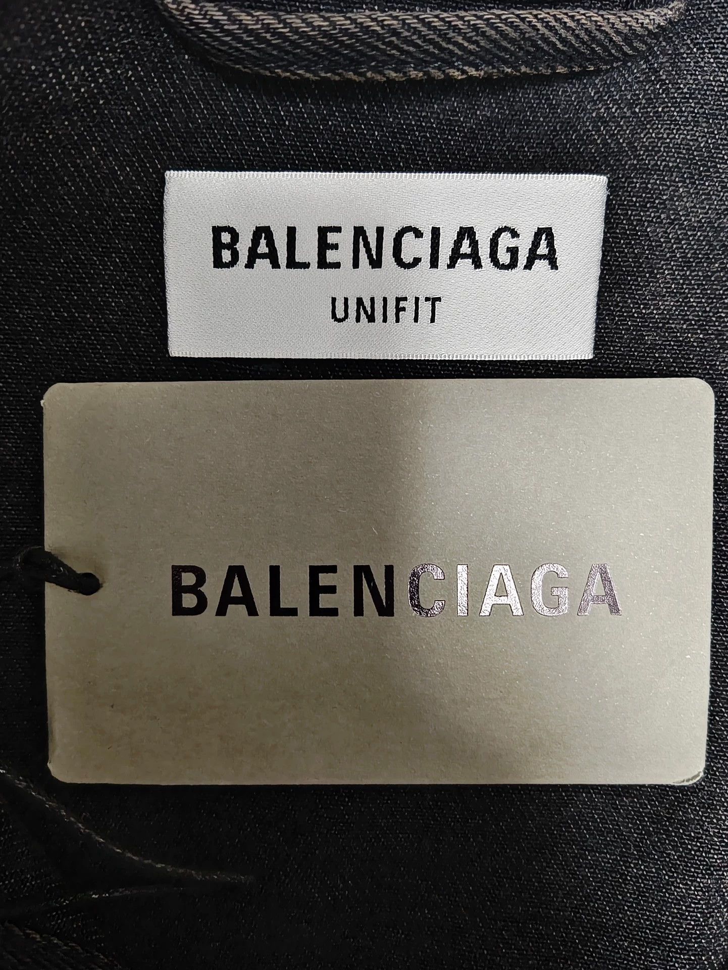Balenciaga Balenciaga 22ss spray painted graffiti double B night light denim jacket Size US XS / EU 42 / 0 - 4 Thumbnail