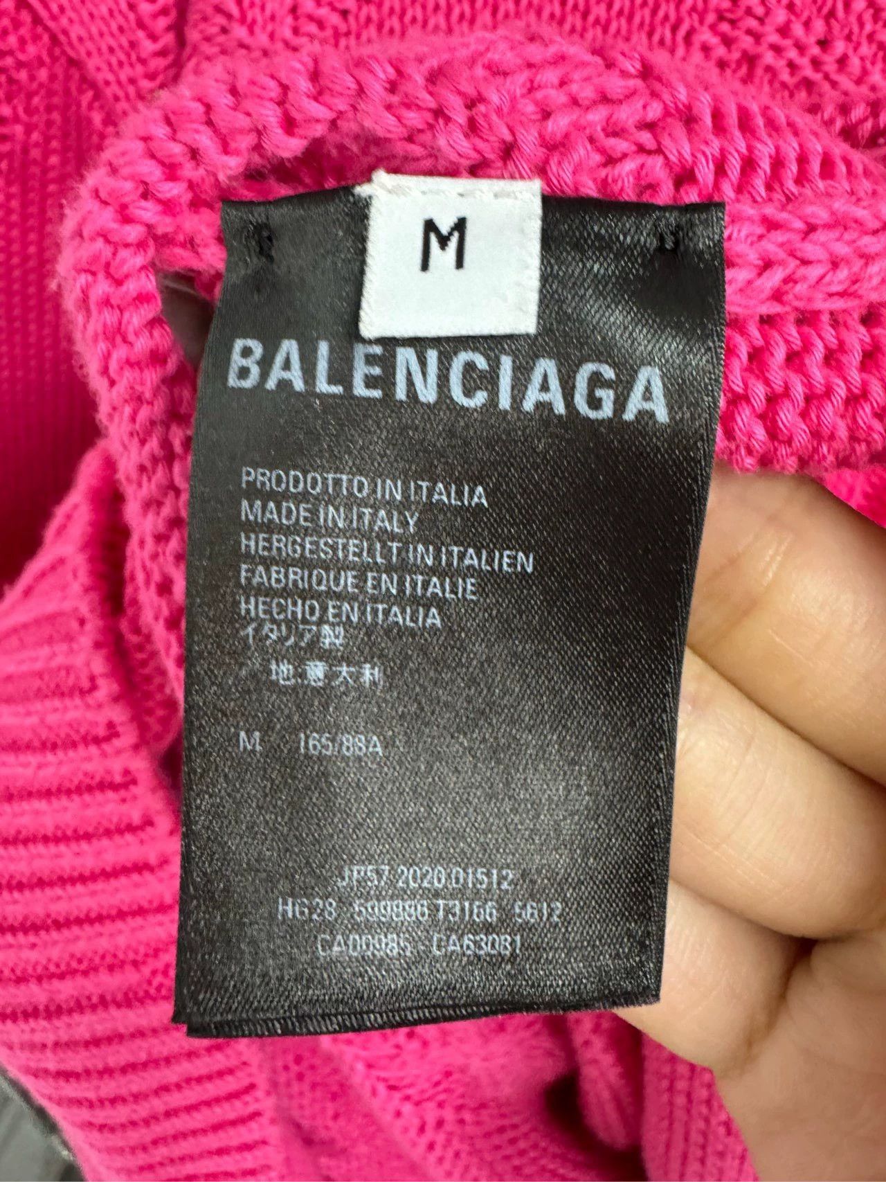 Balenciaga Balenciaga printed relief letter sweater Size US M / EU 48-50 / 2 - 5 Thumbnail