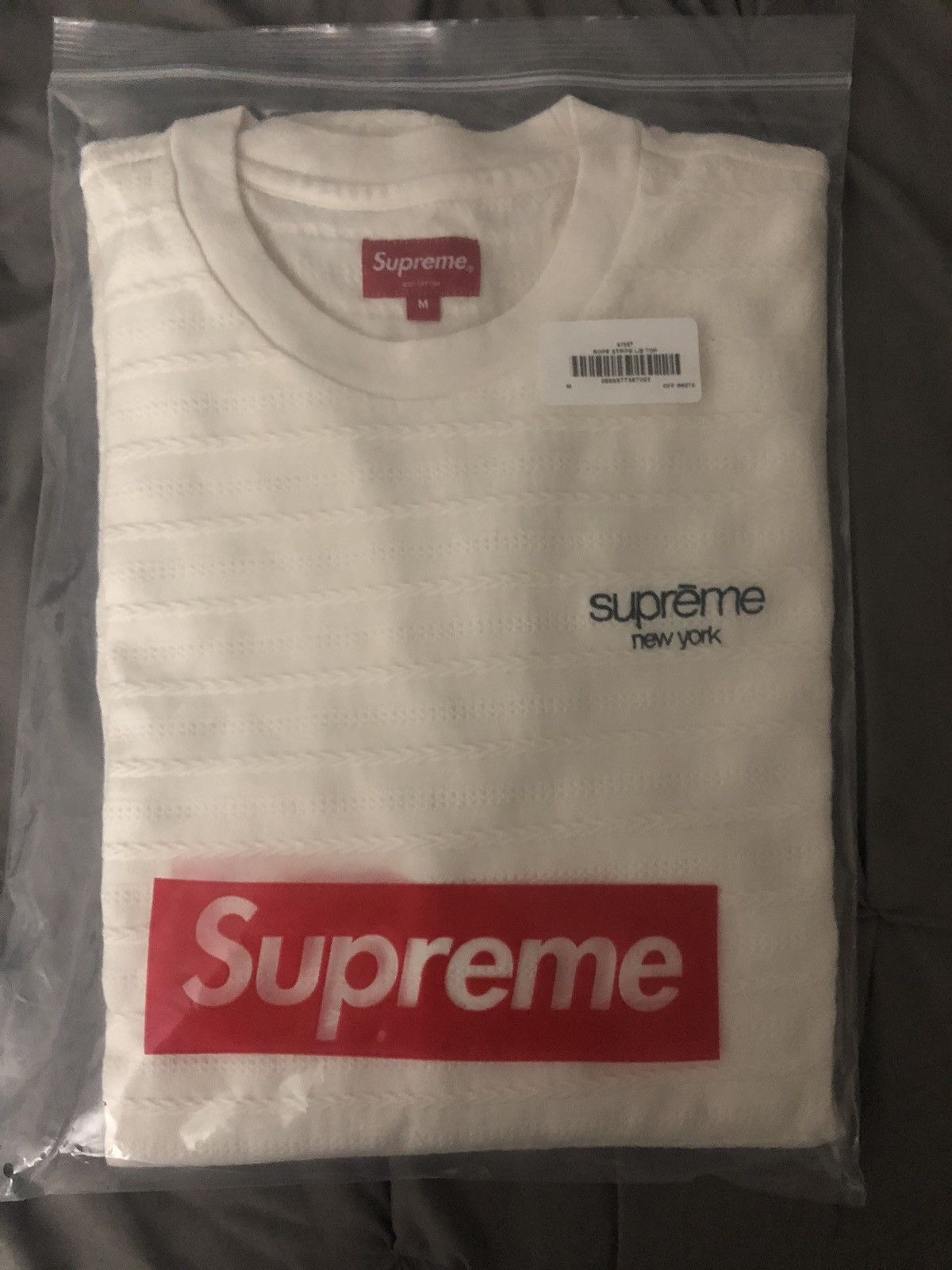 Supreme Rope Stripe L/S Top Supreme | Grailed