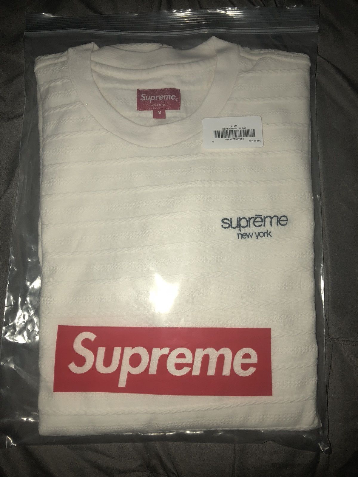Supreme Rope Stripe L/S Top Supreme | Grailed supreme Rope Stripe 