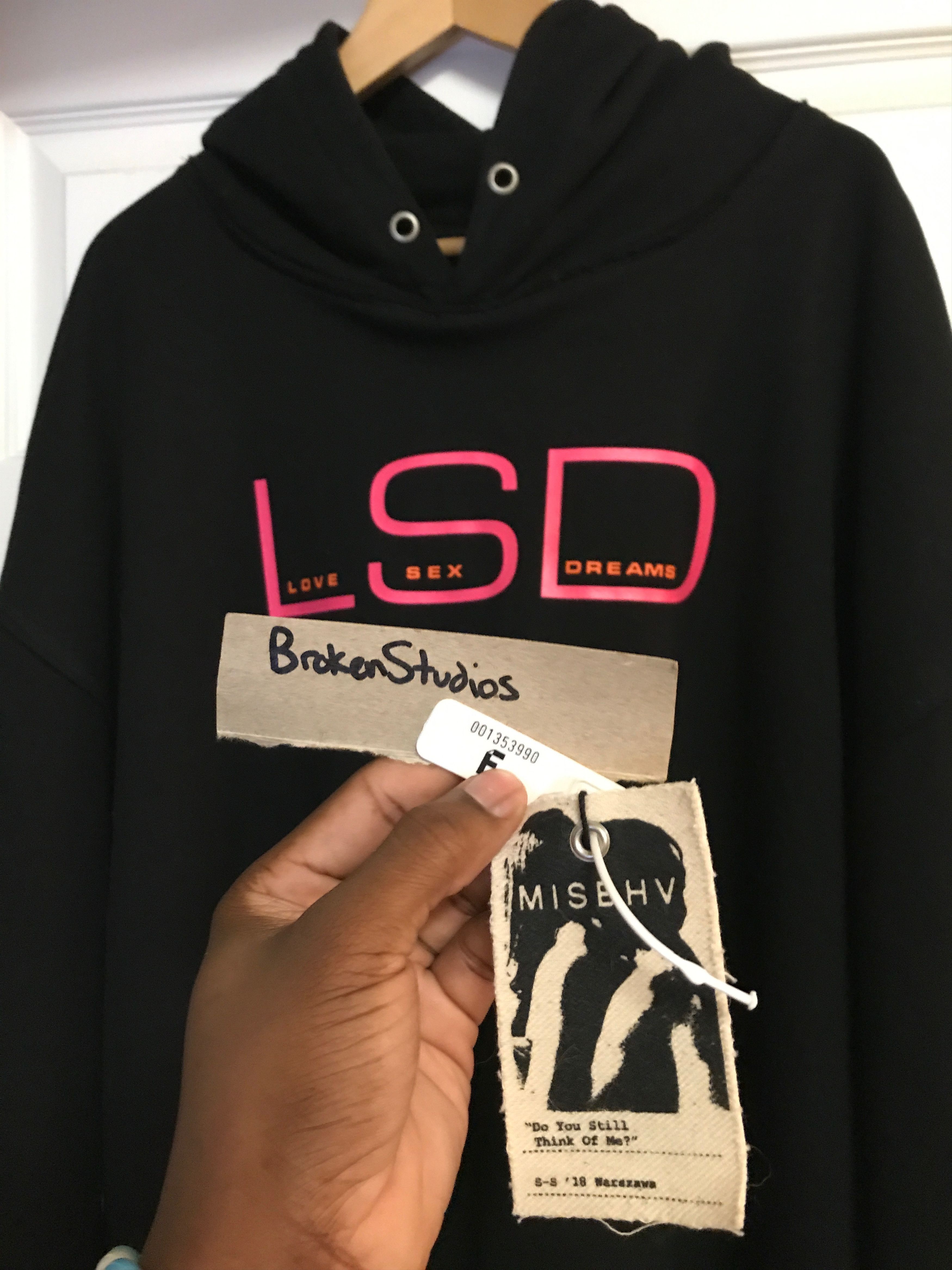 Misbhv LAST DROP THEN REPOSTING LSD Hoodie Grailed