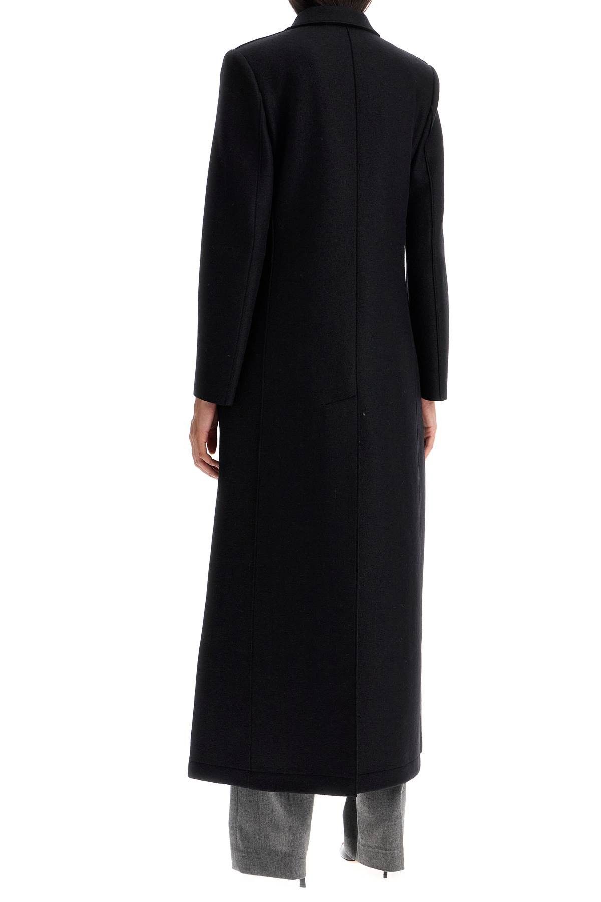 Harris Wharf London HARRIS WHARF LONDON Double-Breasted Pressed Wool Coat Size S / US 4 / IT 40 - 3 Thumbnail