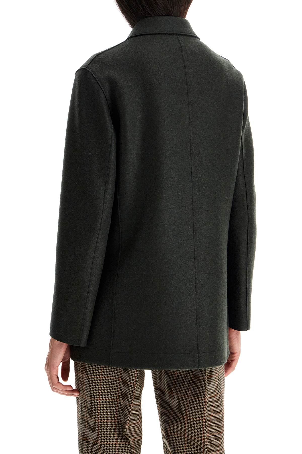 Harris Wharf London HARRIS WHARF LONDON Double-Breasted Wool Pressed Caban Size S / US 4 / IT 40 - 3 Thumbnail