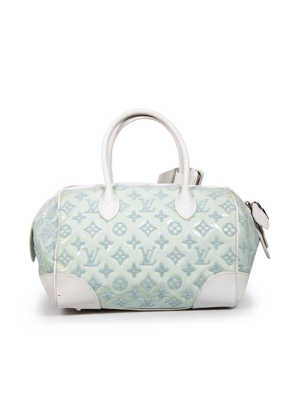 Louis Vuitton 2012 Blue Patent Monogram Speedy Size ONE SIZE - 3 Thumbnail