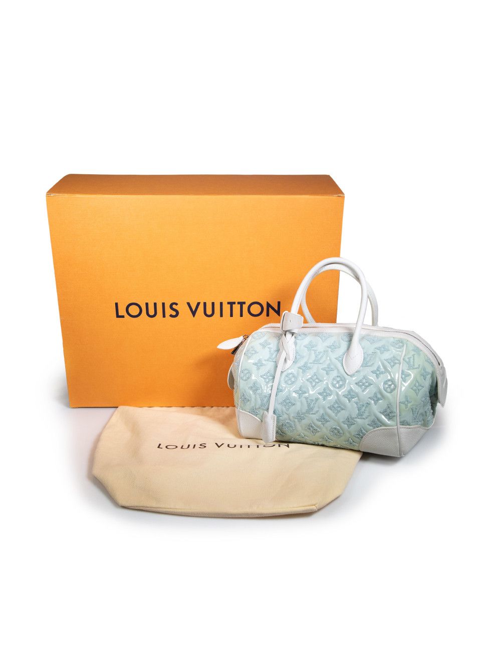 Louis Vuitton 2012 Blue Patent Monogram Speedy Size ONE SIZE - 14 Thumbnail