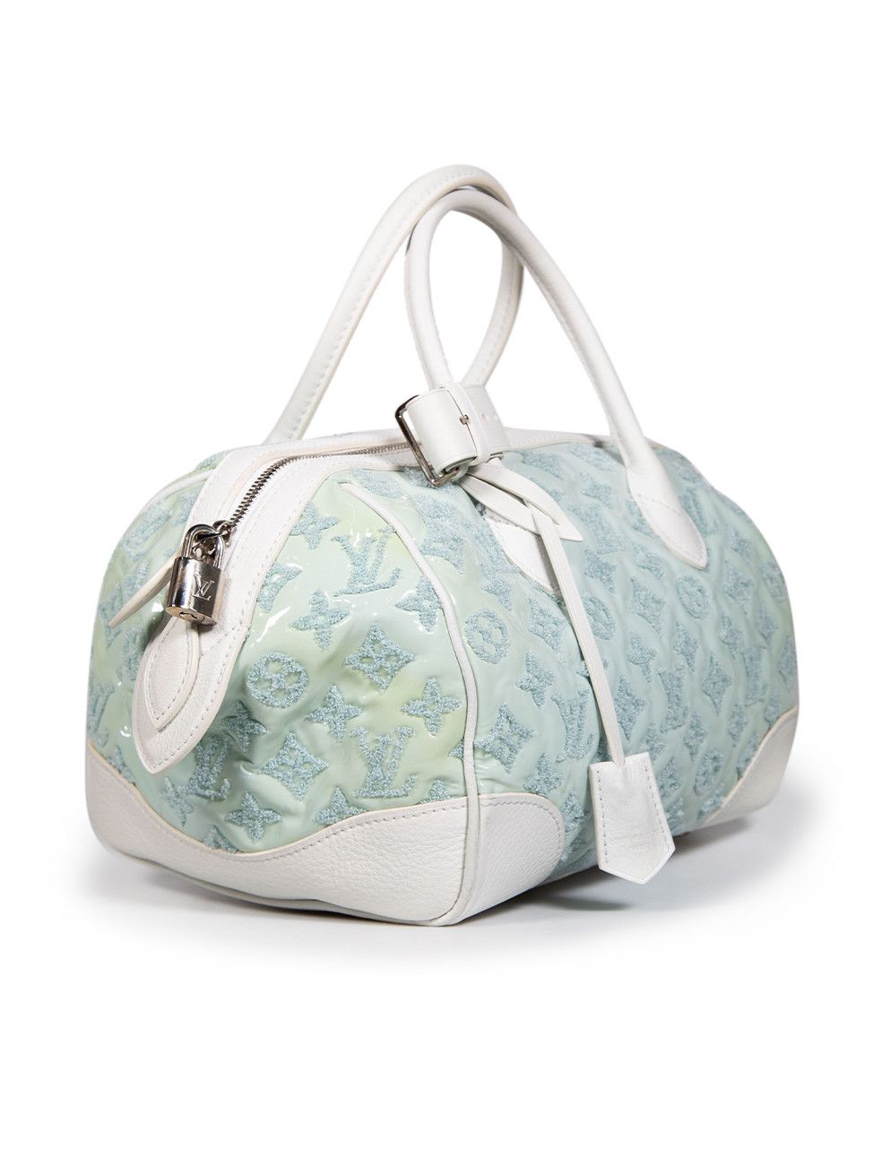 Louis Vuitton 2012 Blue Patent Monogram Speedy Size ONE SIZE - 2 Thumbnail