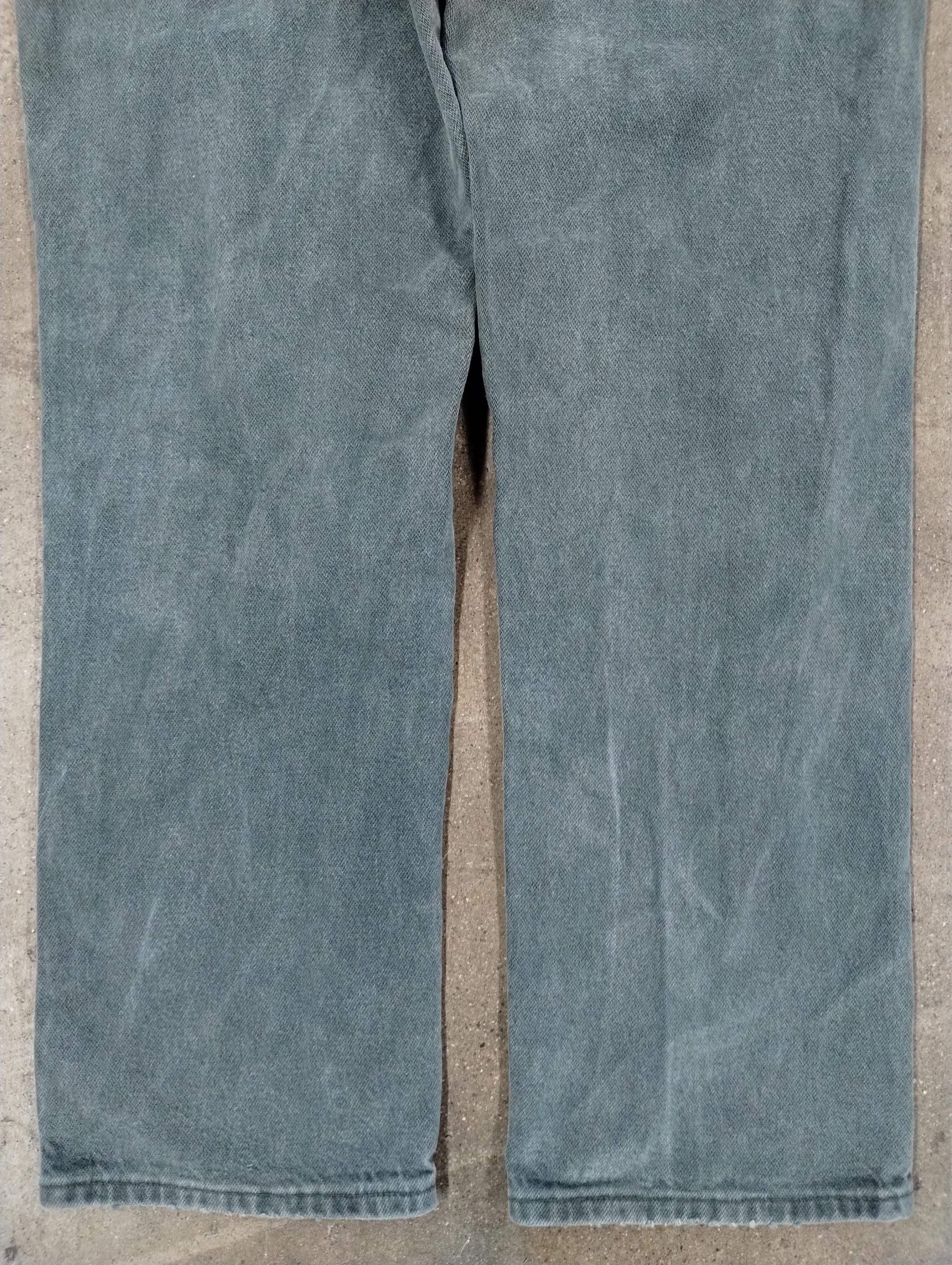 Jean × Vintage Vintage Wranglers Distressed Teal Denim Size US 33 - 6 Thumbnail