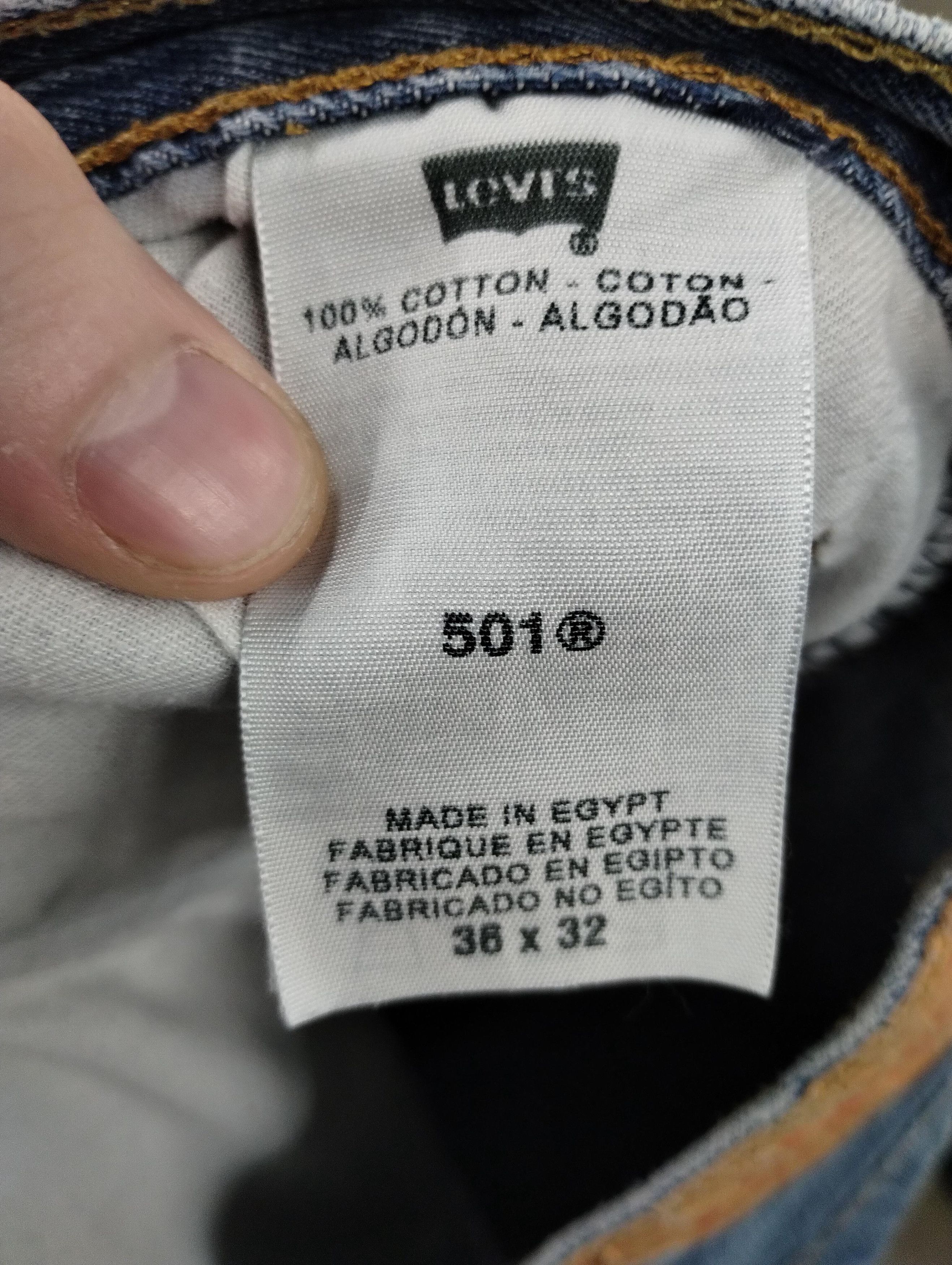 Jean × Vintage Vintage Levis 501 Red Tab 36x32 Size US 35 - 4 Thumbnail