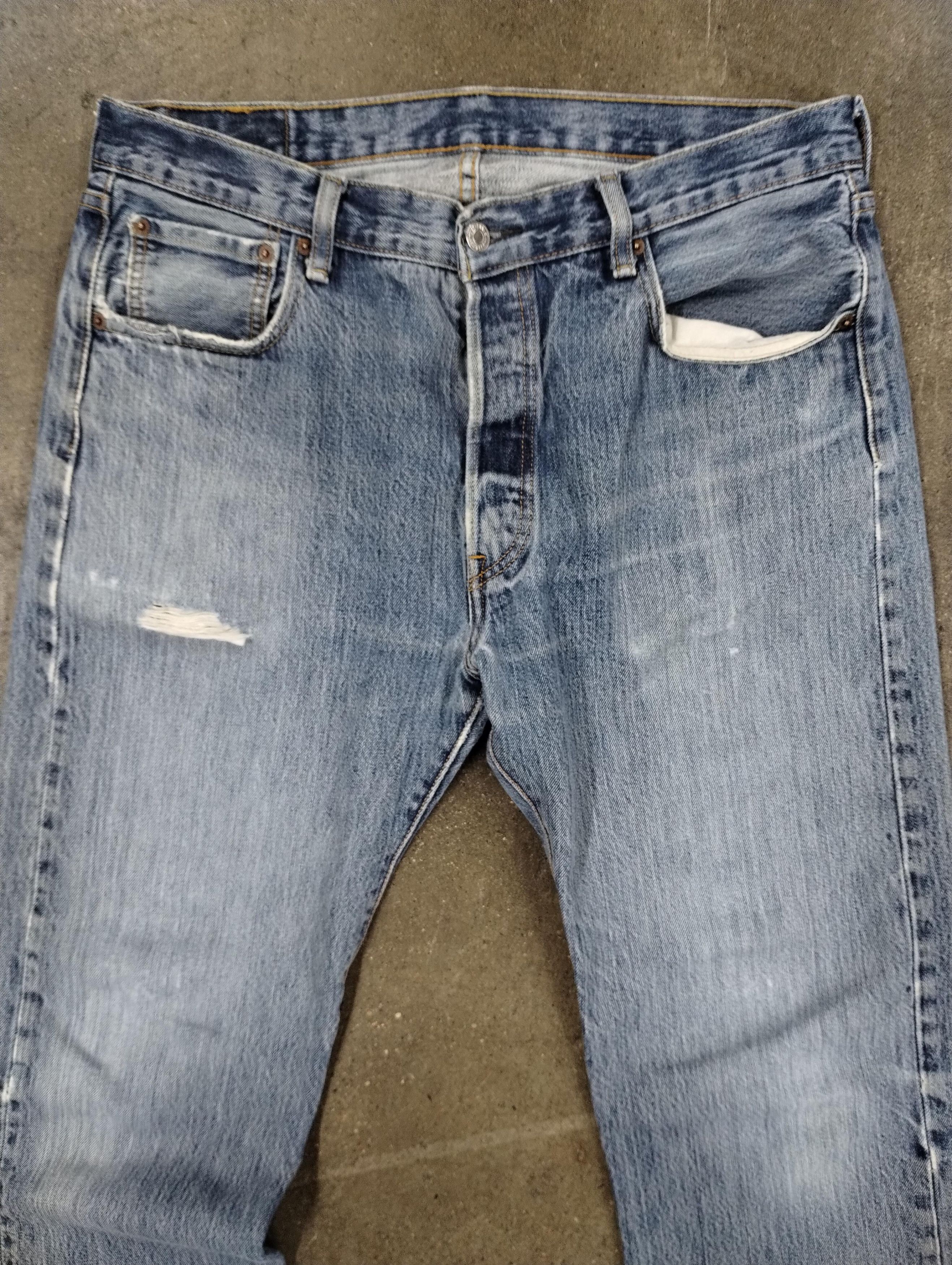Jean × Vintage Vintage Levis 501 Red Tab 36x32 Size US 35 - 3 Thumbnail