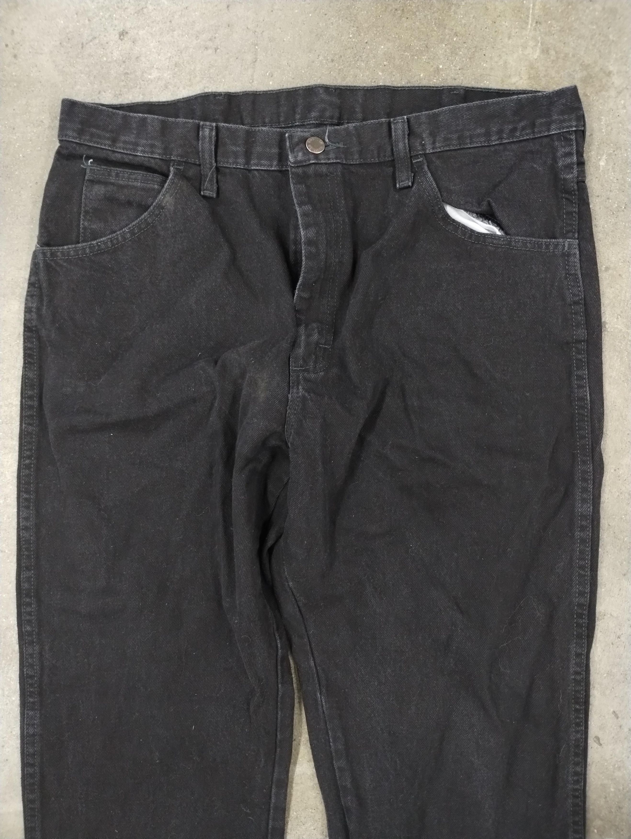 Jean × Rustler × Vintage Vintage Rustler Black Denim 38x29 Size US 36 / EU 52 - 3 Thumbnail