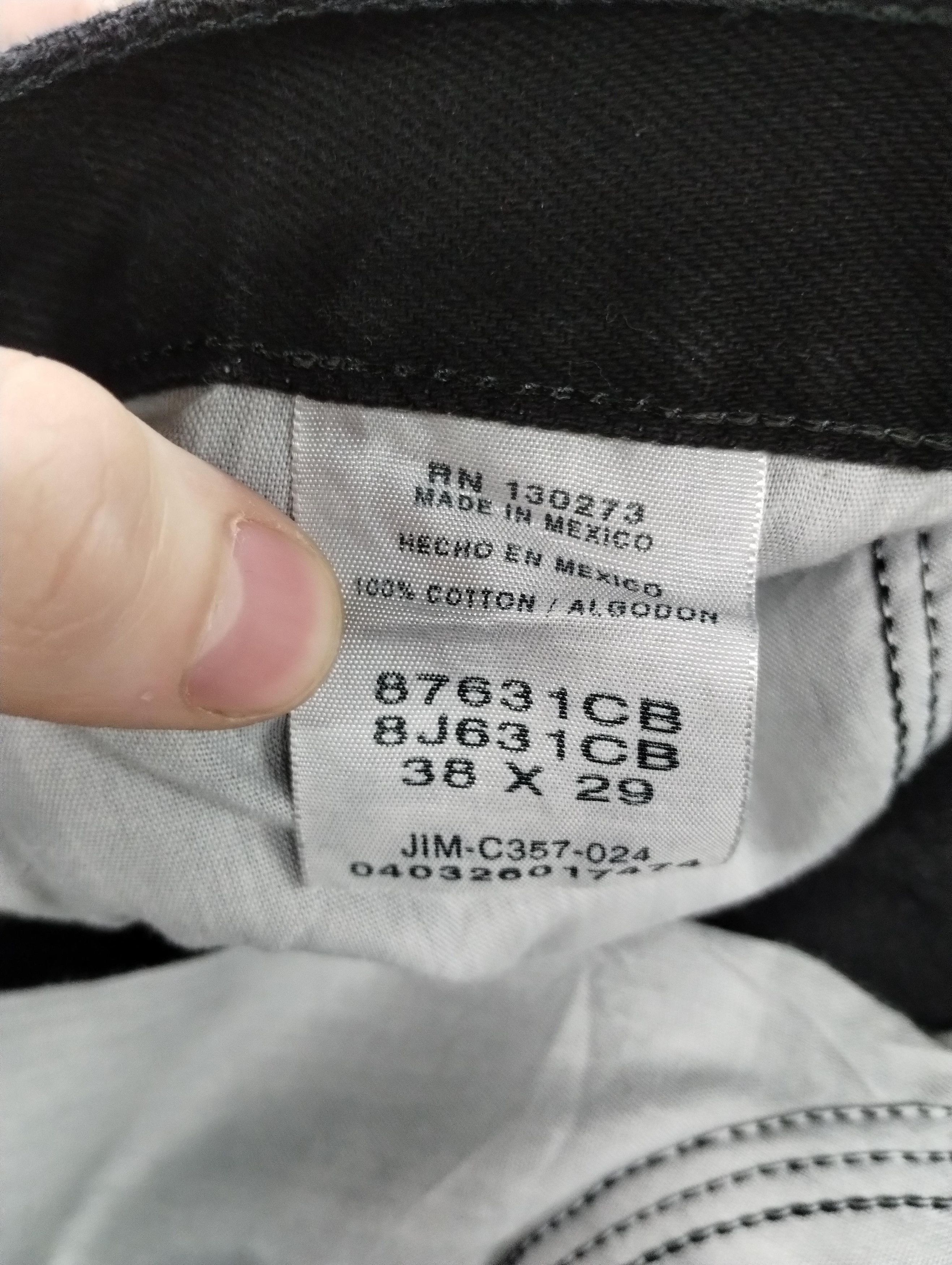 Jean × Rustler × Vintage Vintage Rustler Black Denim 38x29 Size US 36 / EU 52 - 4 Thumbnail