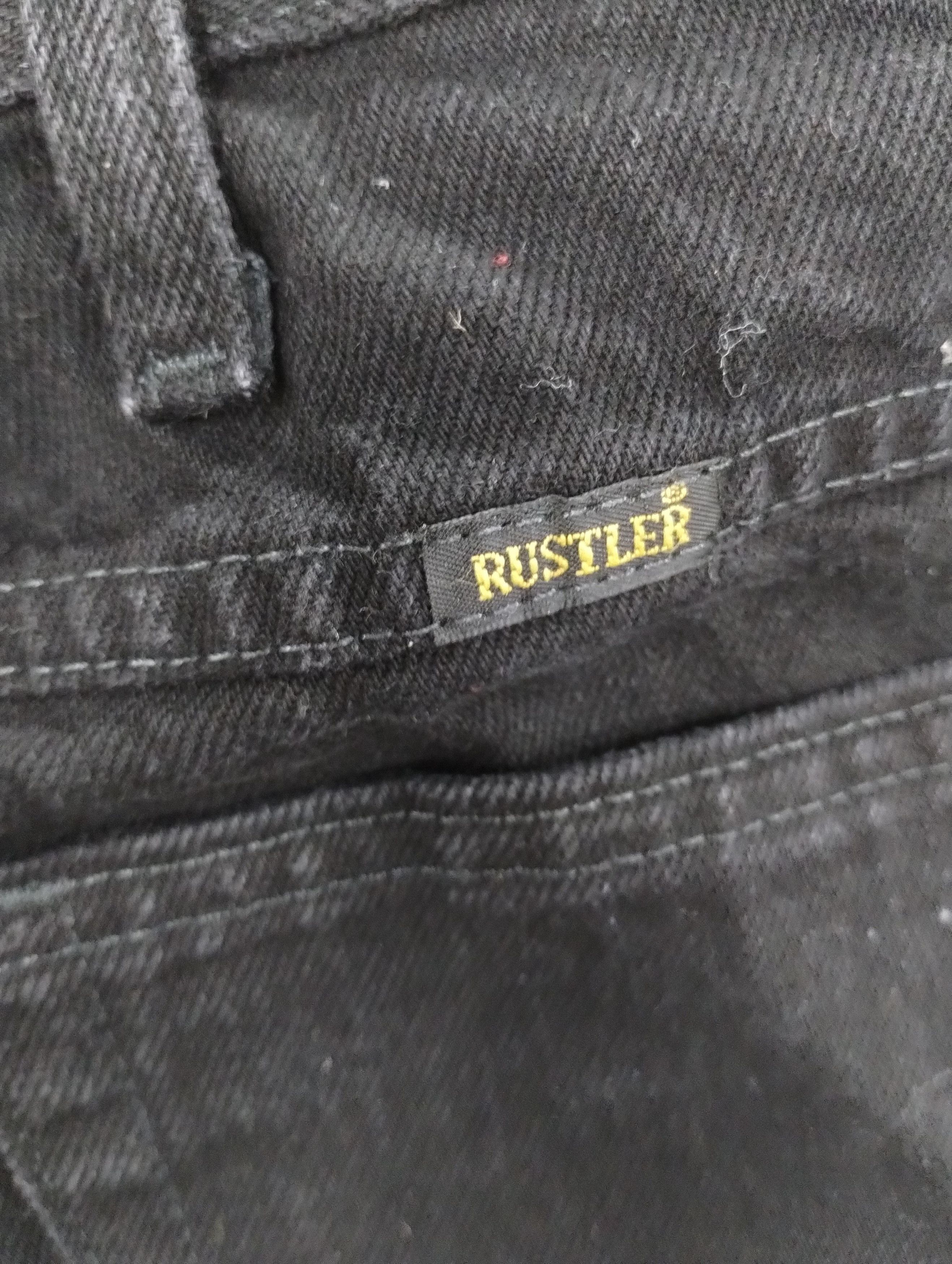 Jean × Rustler × Vintage Vintage Rustler Black Denim 38x29 Size US 36 / EU 52 - 5 Thumbnail