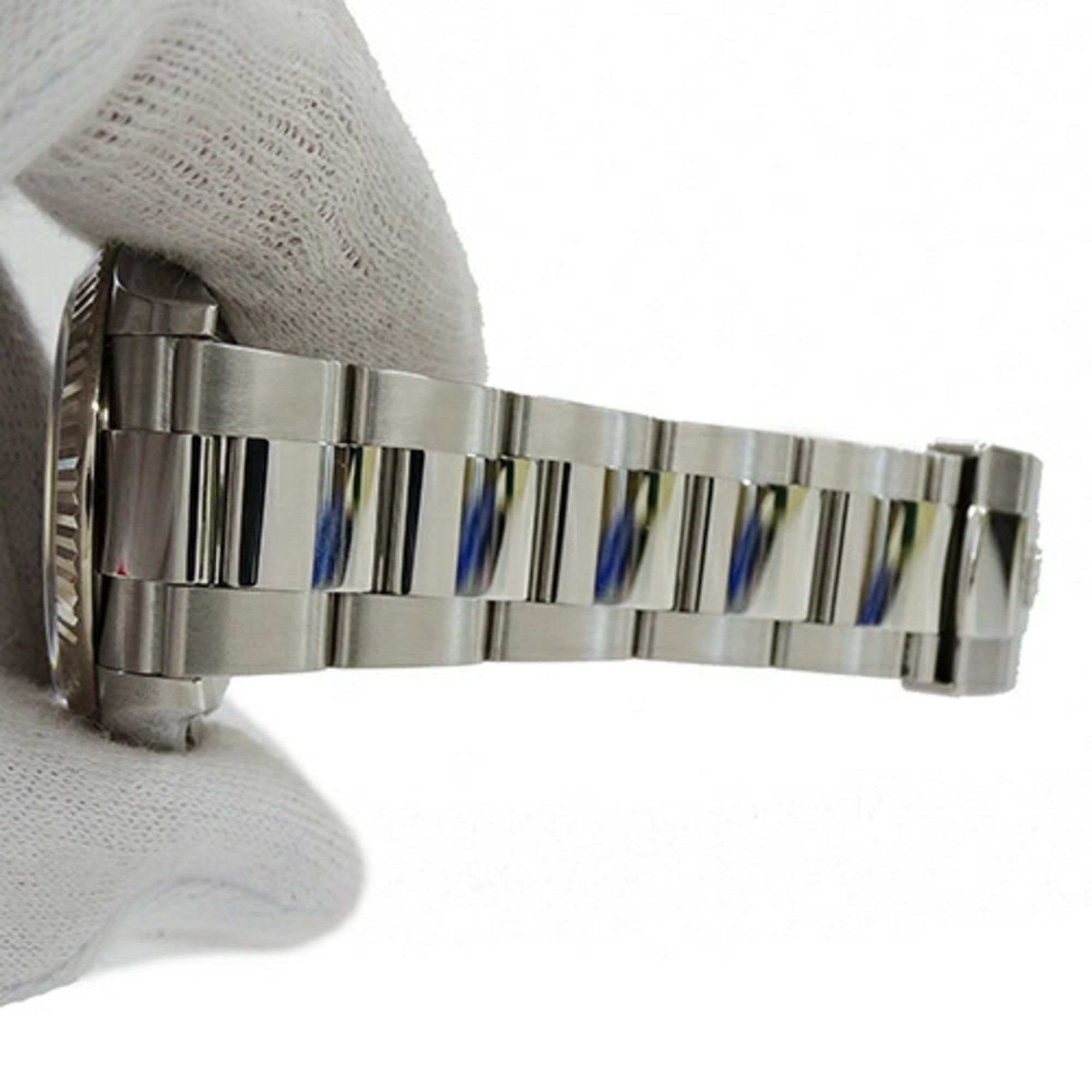 Rolex Rolex Datejust 126234 Y serial number watch men's automatic AT stainless steel SS white gold WG silver Roman polished Size ONE SIZE - 10 Thumbnail