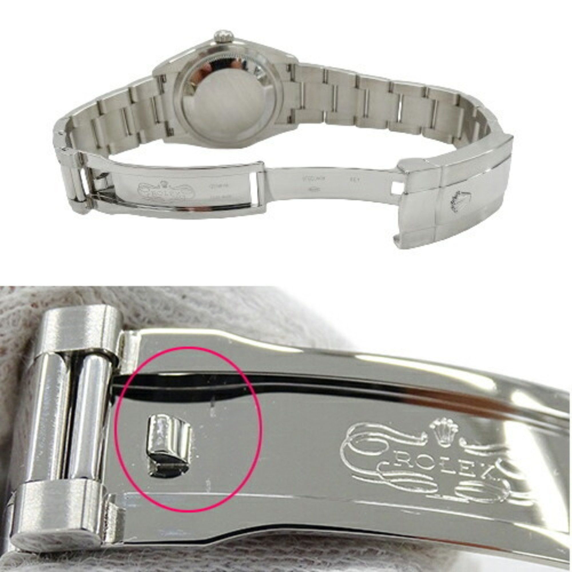 Rolex Rolex Datejust 126234 Y serial number watch men's automatic AT stainless steel SS white gold WG silver Roman polished Size ONE SIZE - 5 Thumbnail