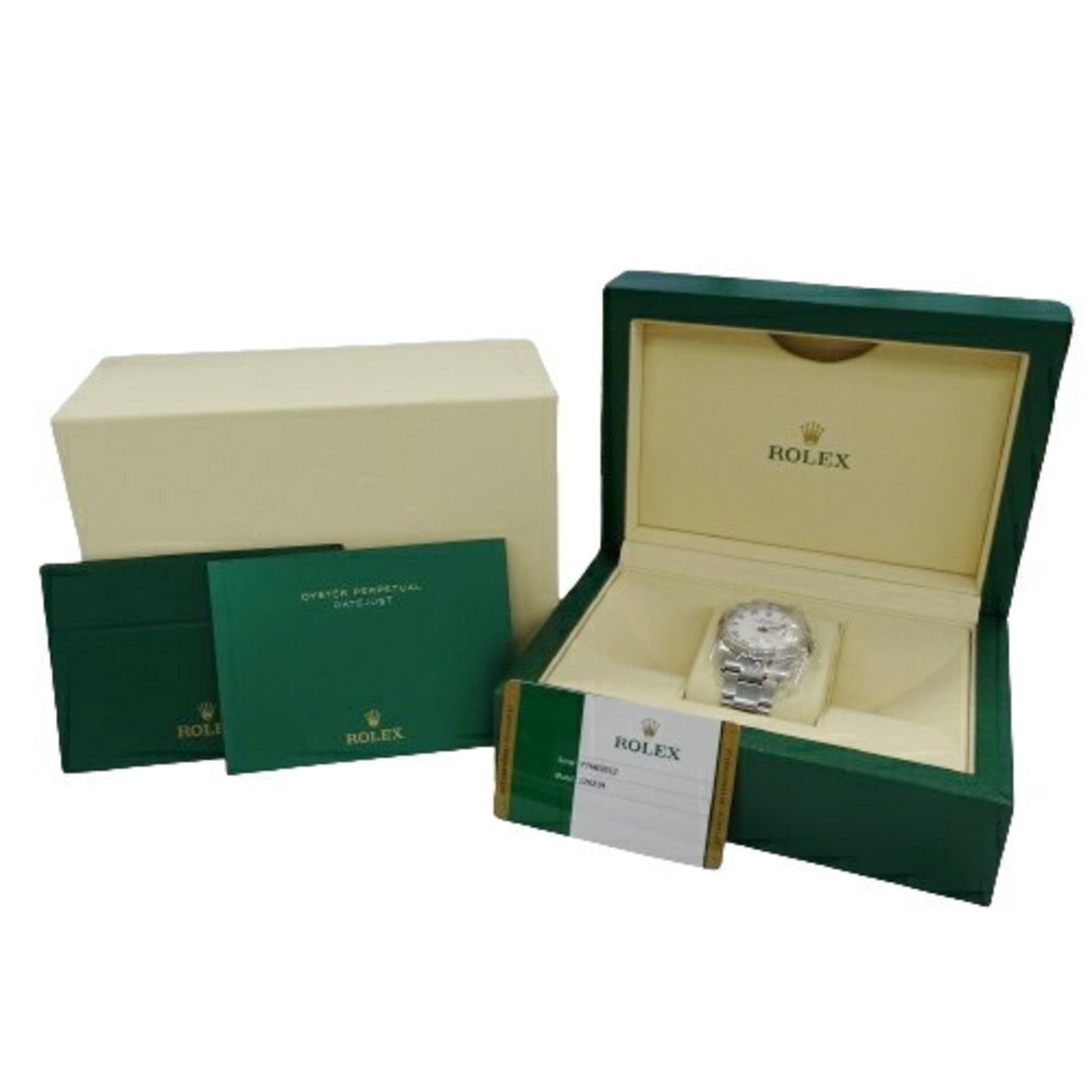 Rolex Rolex Datejust 126234 Y serial number watch men's automatic AT stainless steel SS white gold WG silver Roman polished Size ONE SIZE - 8 Thumbnail