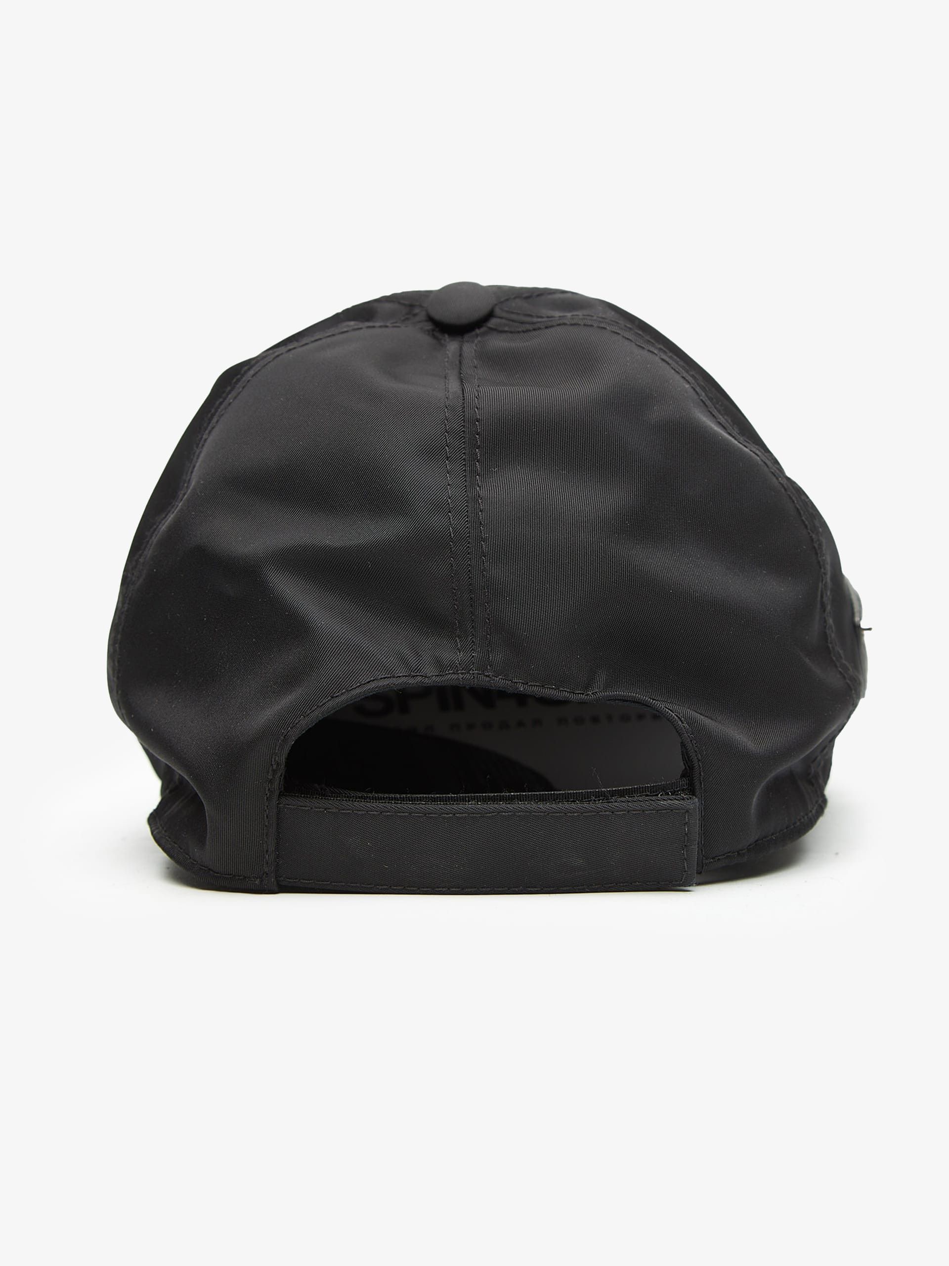 Prada Black Polyamide Logo Patched Cap Size ONE SIZE - 3 Thumbnail