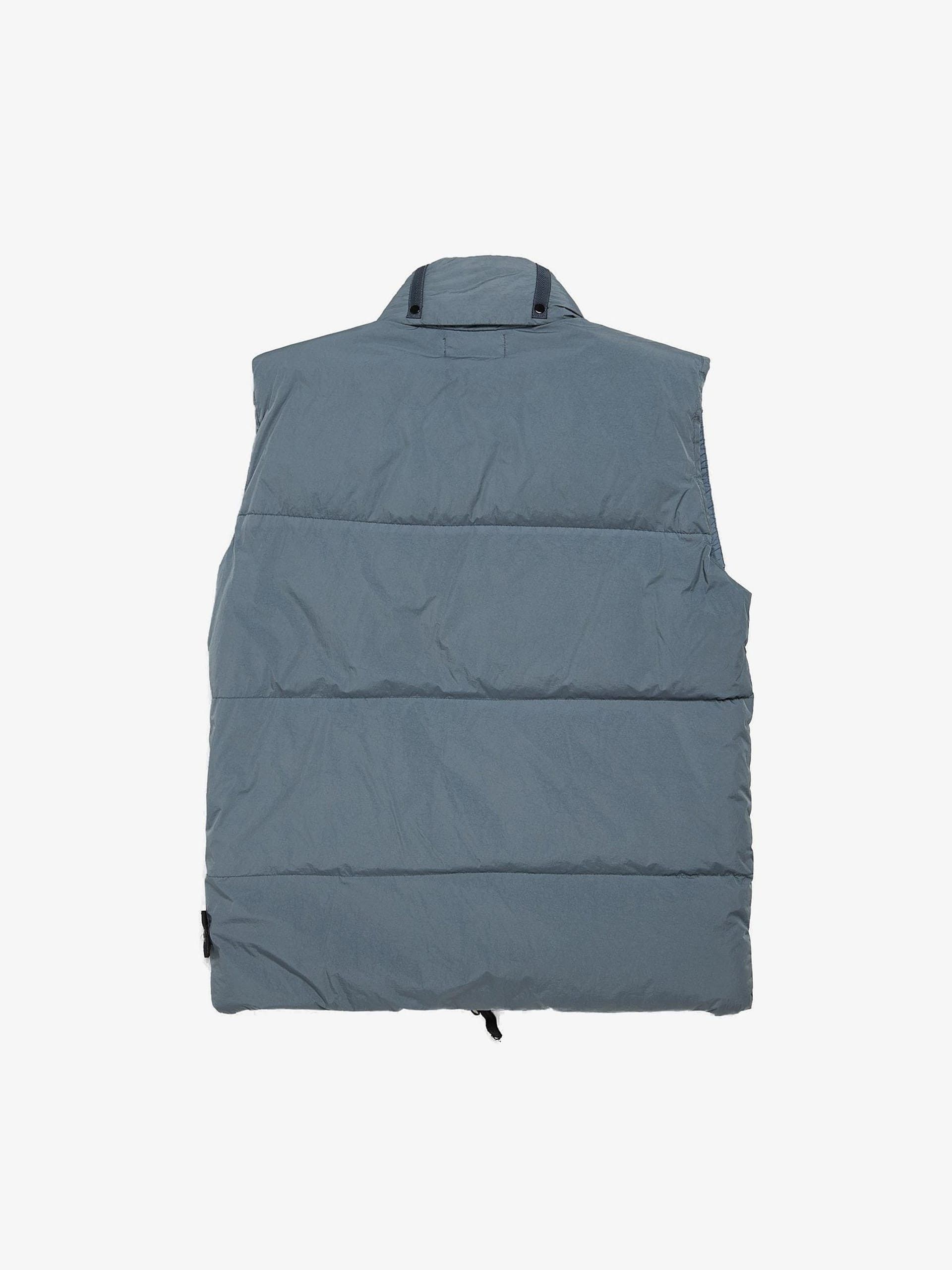 Stone Island Gray-Blue Polyamide Downvest Size US L / EU 52-54 / 3 - 2 Thumbnail