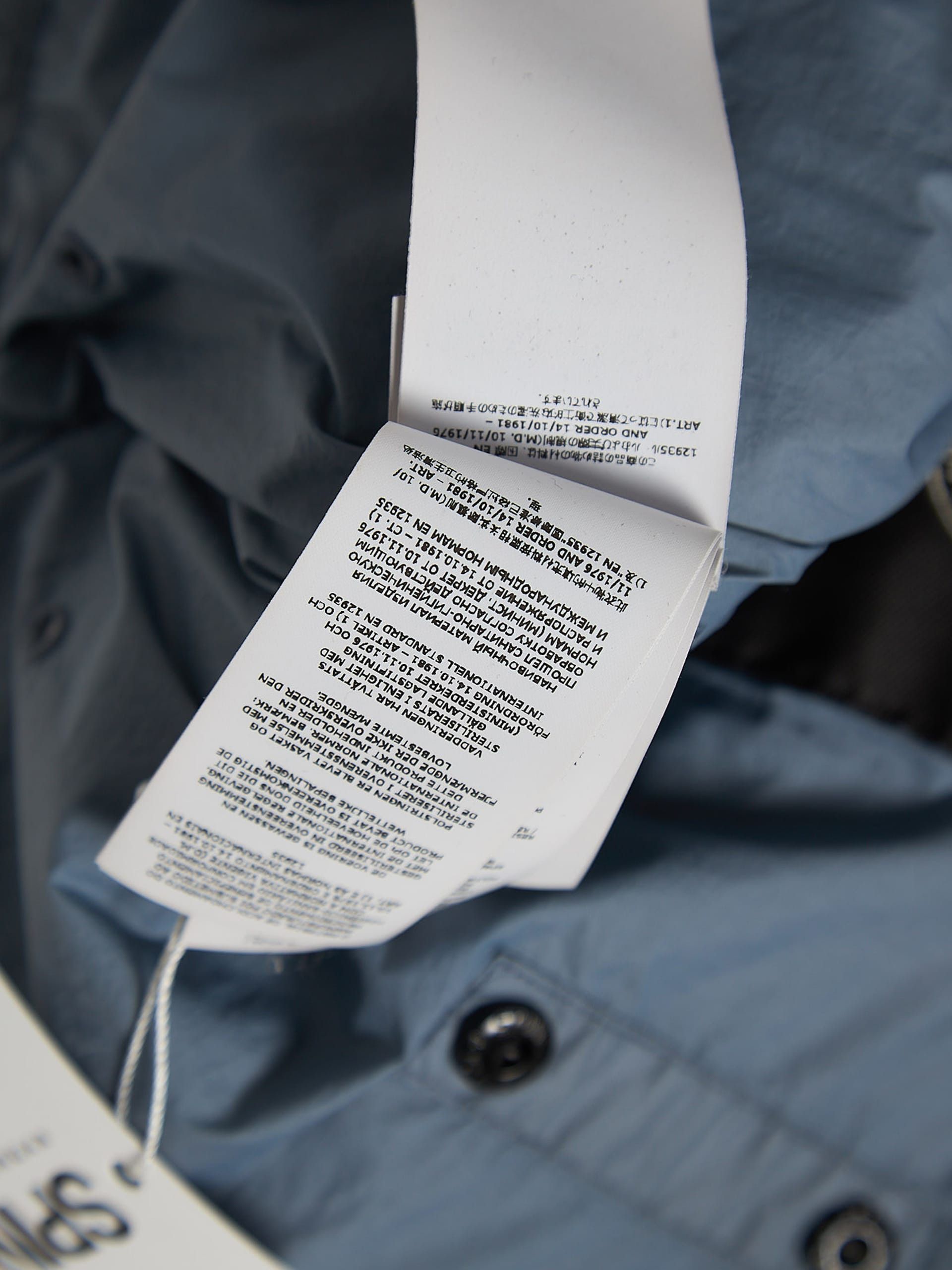 Stone Island Gray-Blue Polyamide Downvest Size US L / EU 52-54 / 3 - 6 Thumbnail