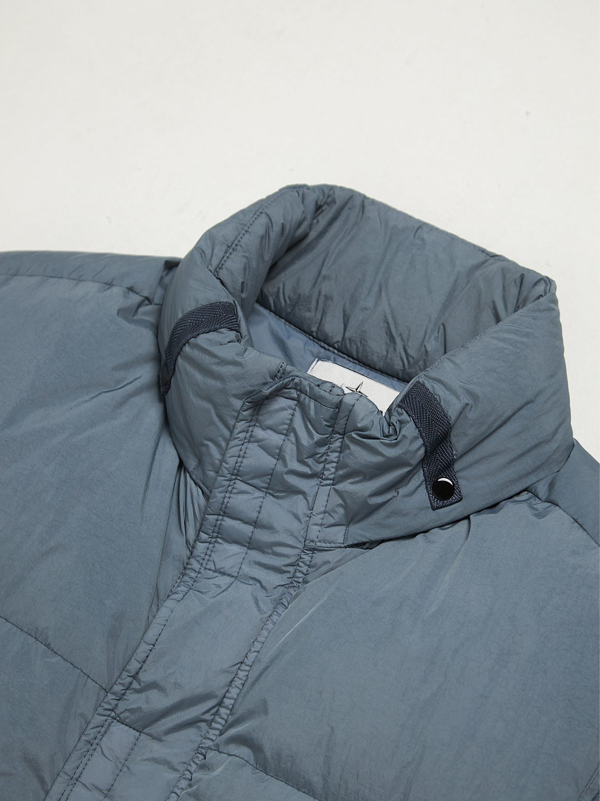 Stone Island Gray-Blue Polyamide Downvest Size US L / EU 52-54 / 3 - 3 Thumbnail