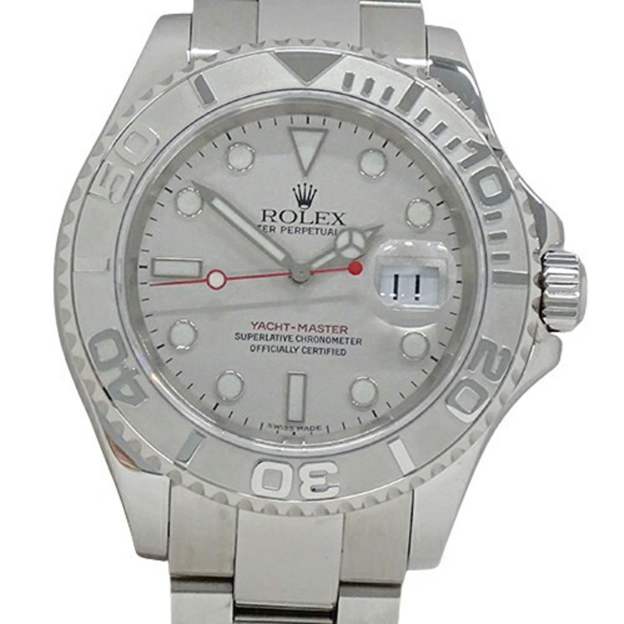 Rolex ROLEX Yacht-Master Rolesium 16622 A-series Men's Watch Date Automatic AT Stainless Steel SS Platinum PT Silver Polished Size ONE SIZE - 3 Thumbnail