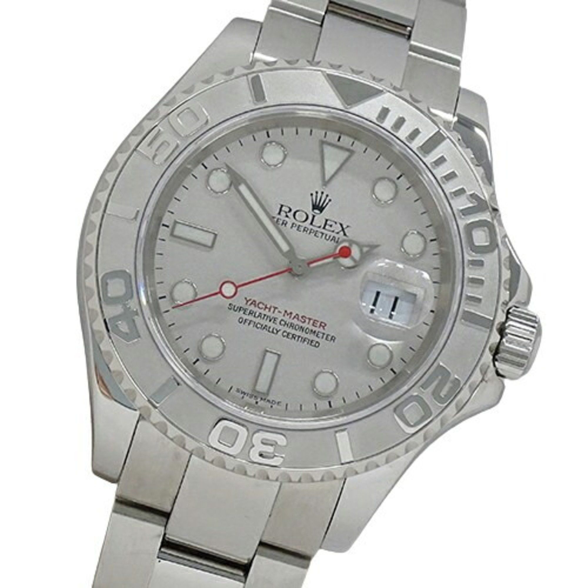 Rolex ROLEX Yacht-Master Rolesium 16622 A-series Men's Watch Date Automatic AT Stainless Steel SS Platinum PT Silver Polished Size ONE SIZE - 2 Thumbnail