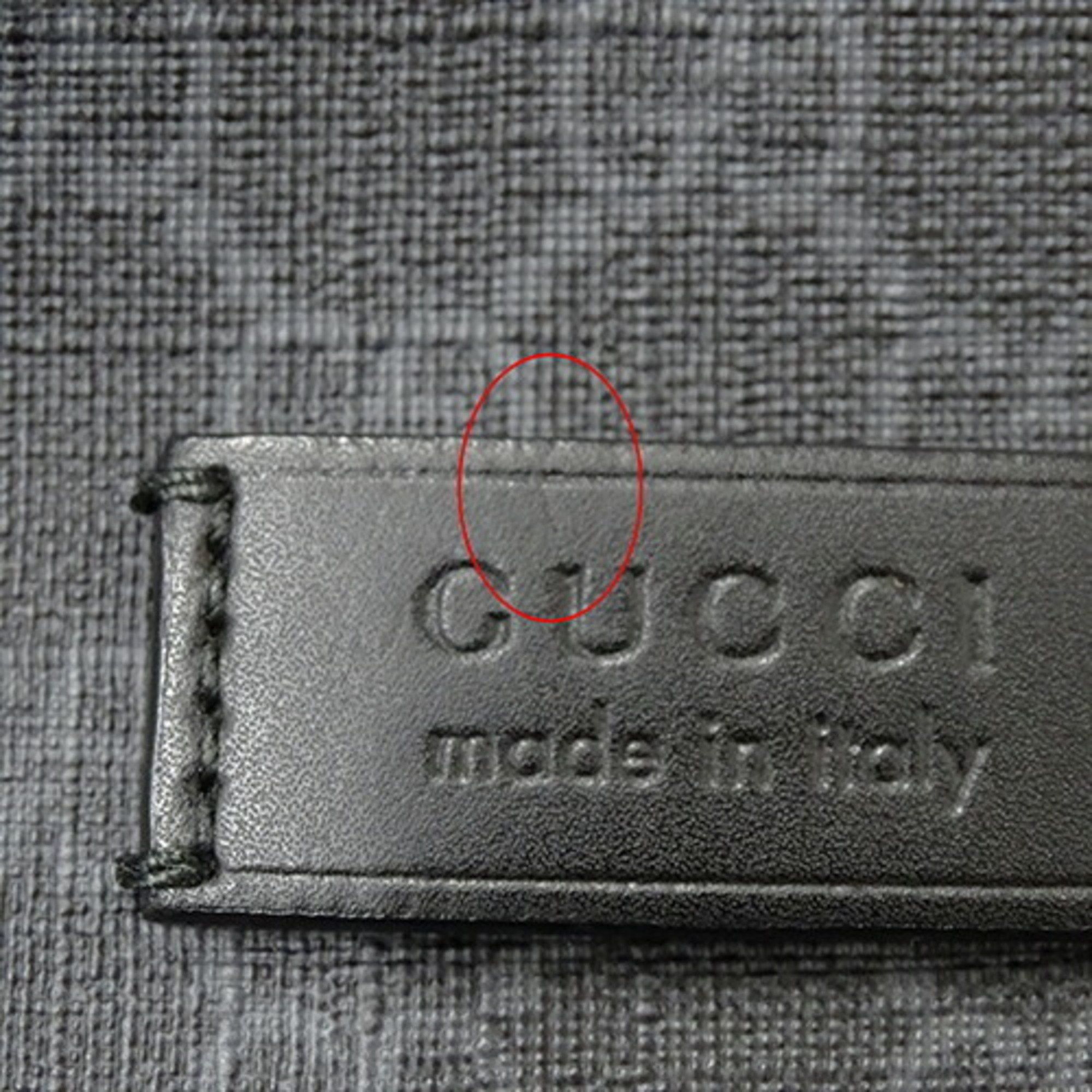 Gucci GUCCI Bag Men's Body Waist GG Supreme Web Black 474293 Compact Size ONE SIZE - 14 Thumbnail