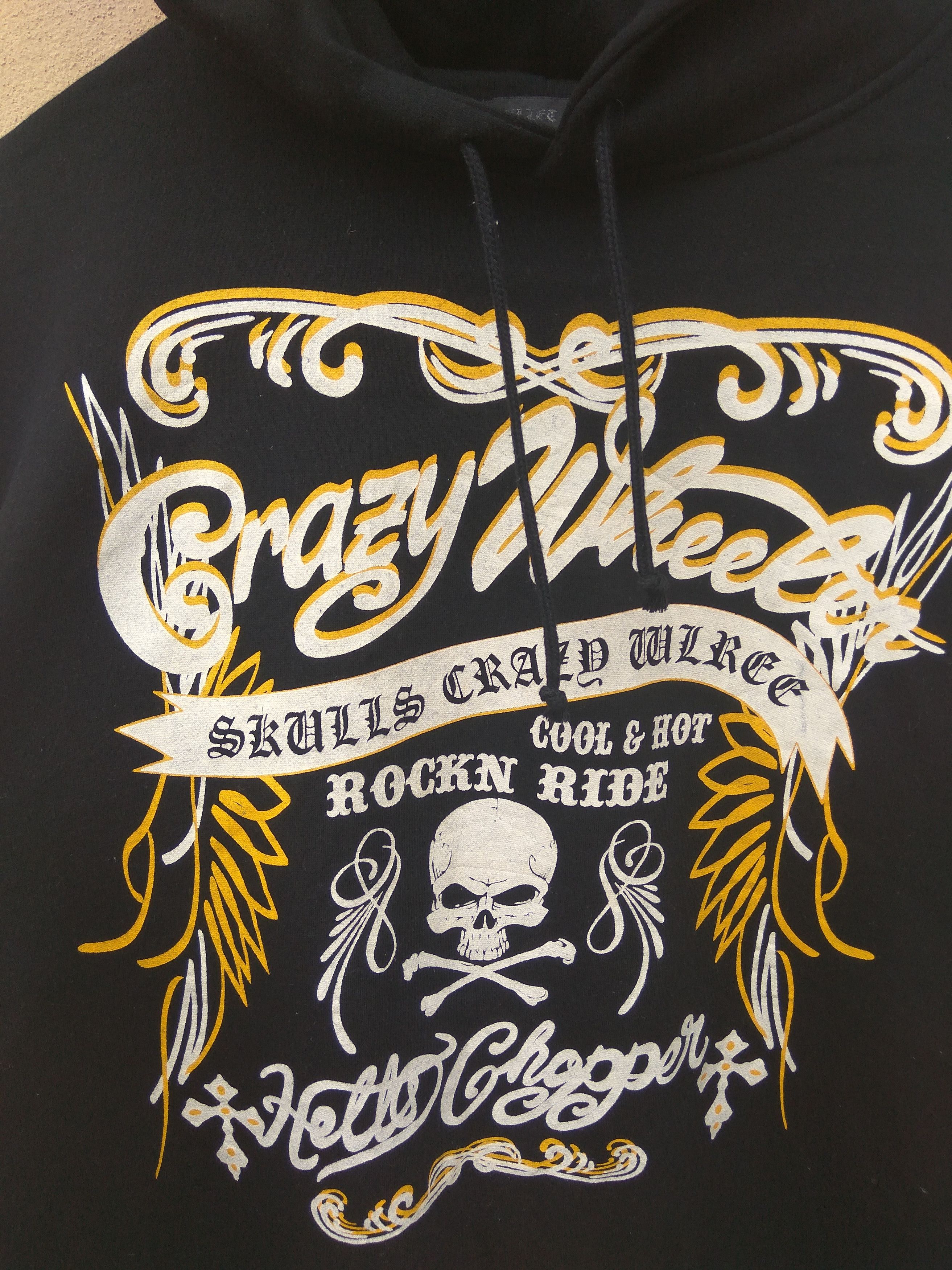 Seditionaries Bullet Noise Skulls Hoodies Crazy Wheeler Hells Chopper Size US M / EU 48-50 / 2 - 5 Thumbnail