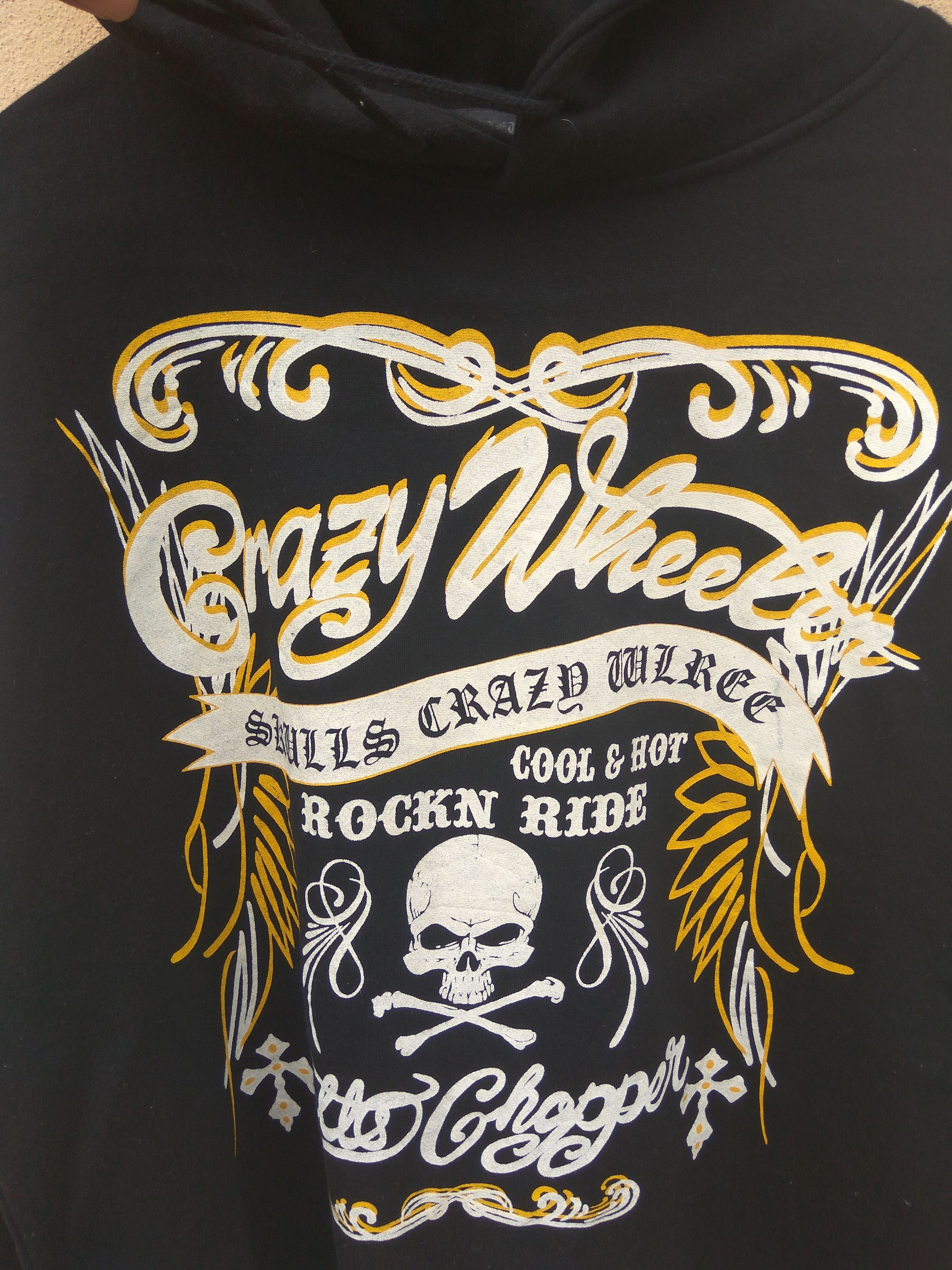 Seditionaries Bullet Noise Skulls Hoodies Crazy Wheeler Hells Chopper Size US M / EU 48-50 / 2 - 4 Thumbnail