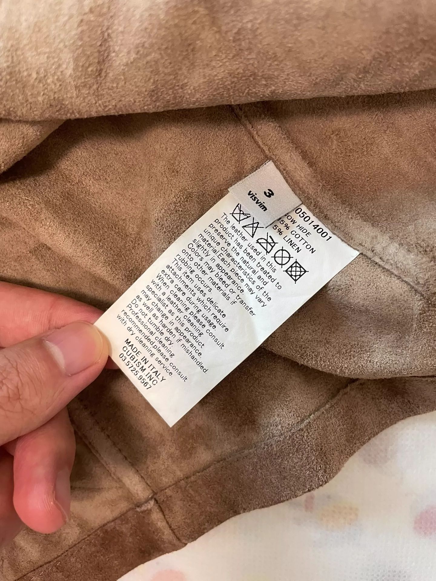 Visvim visvim lugli it 14aw Italian chamois leather Size US L / EU 52-54 / 3 - 2 Thumbnail