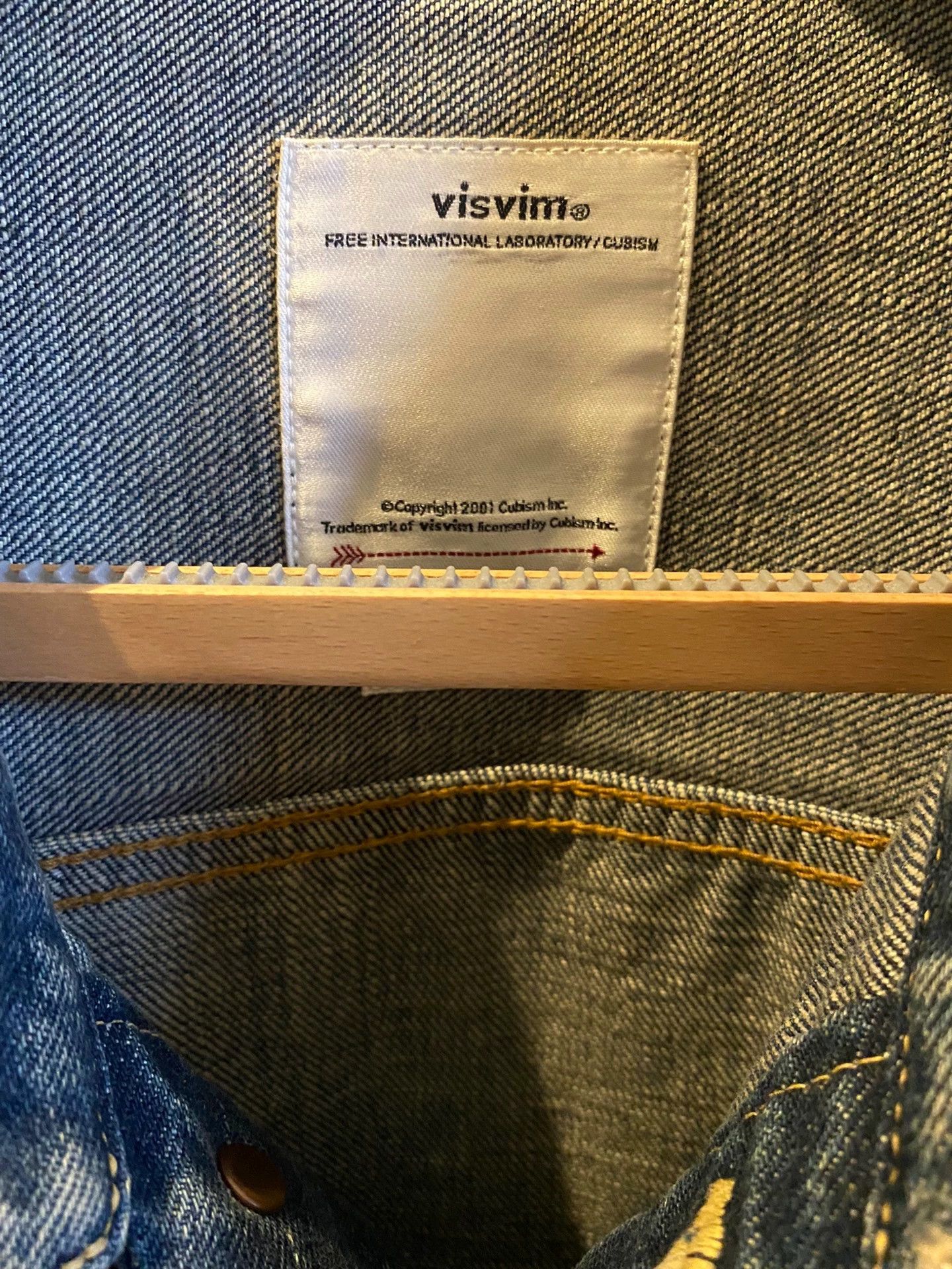 Visvim visvim 101 18aw jumbo denim jacket Size US M / EU 48-50 / 2 - 2 Thumbnail