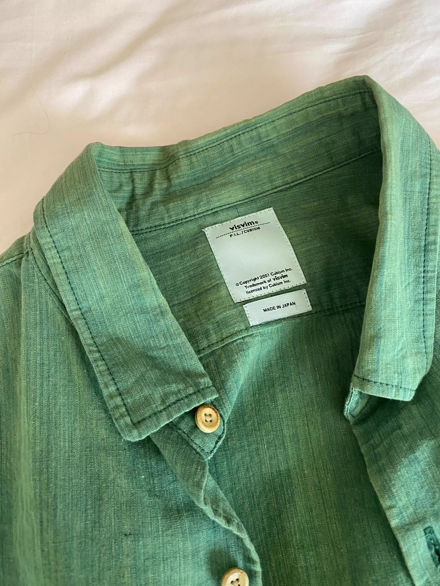 Visvim VISVIM green for old shirts Size US M / EU 48-50 / 2 - 2 Thumbnail