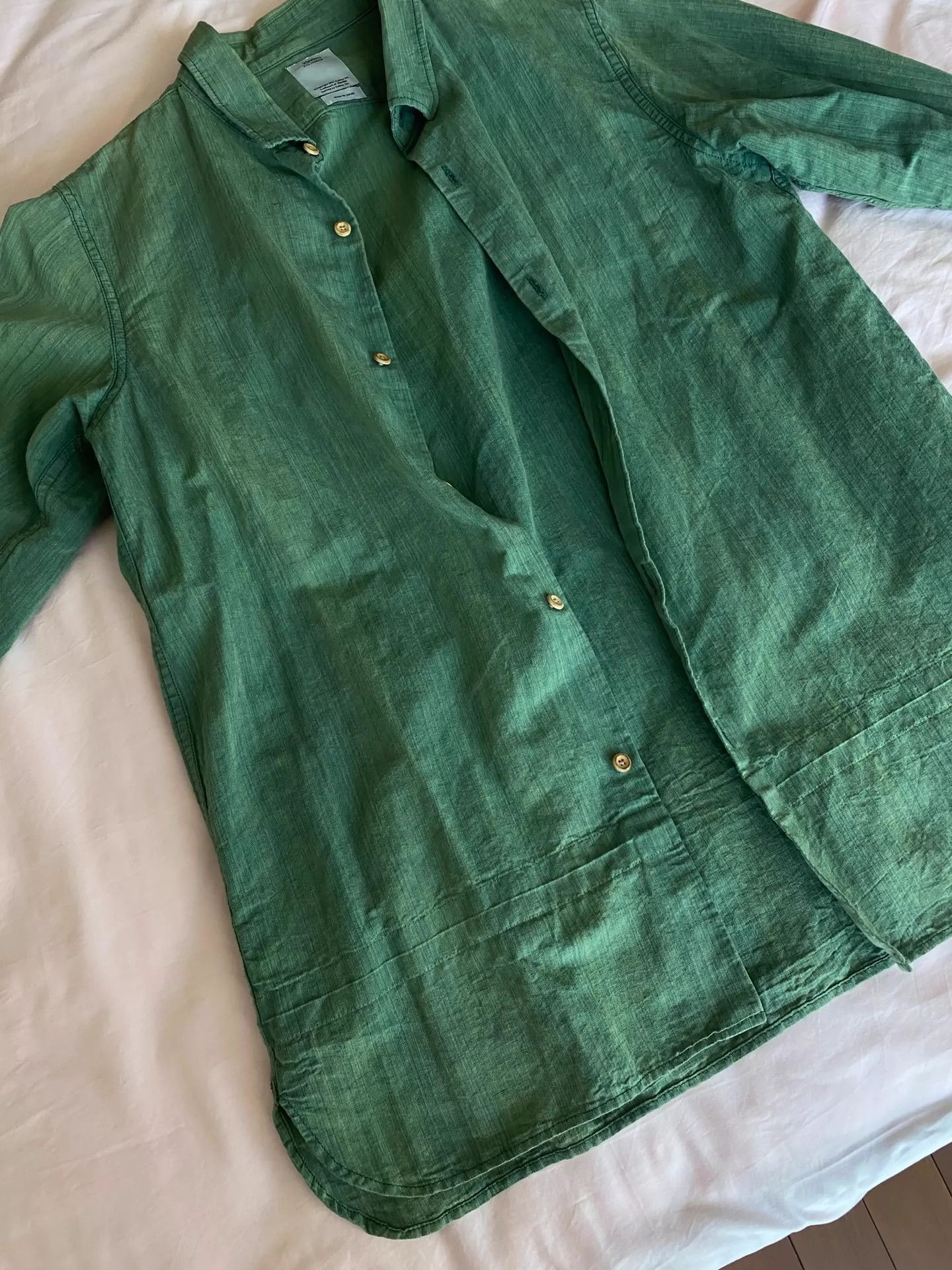 Visvim VISVIM green for old shirts Size US M / EU 48-50 / 2 - 3 Thumbnail