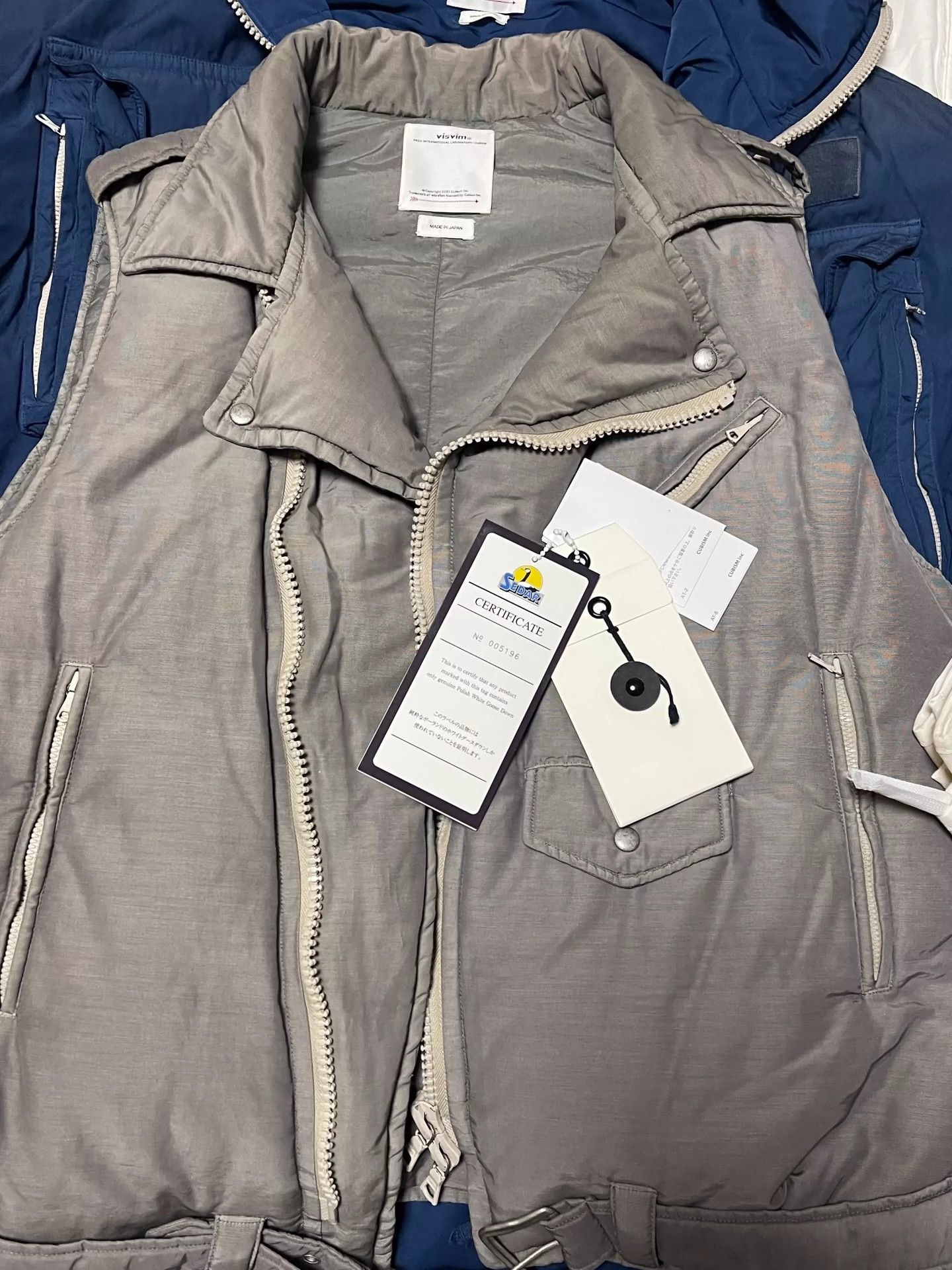 Visvim VISVIM 20SS STRABLER DOWN VEST (OVERDYE) Size US M / EU 48-50 / 2 - 3 Thumbnail