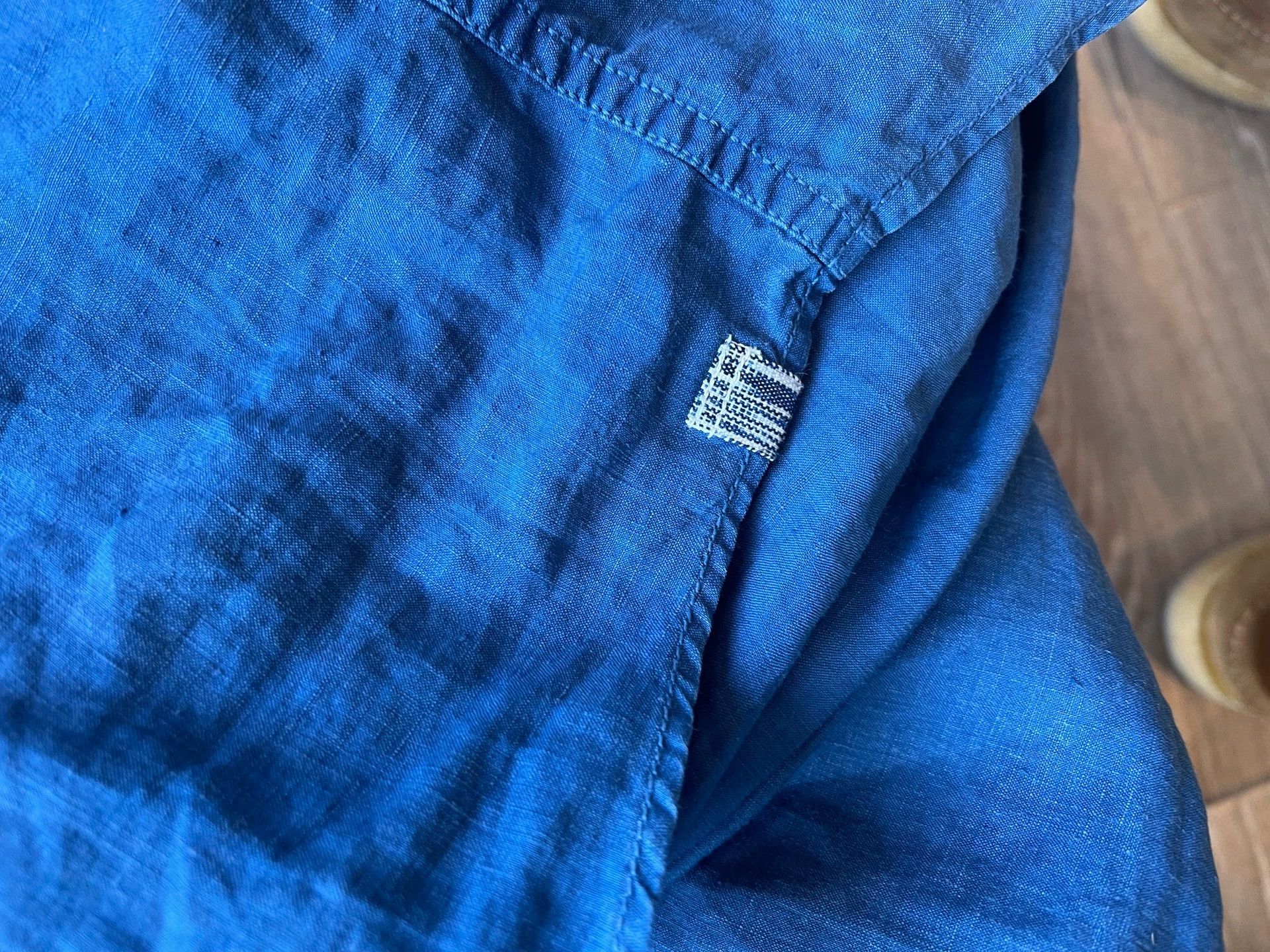 Visvim VISVIM 23SS PALMER SHIRT LONG SLEEVE DAMAGED INDIGO SHIRT Size US L / EU 52-54 / 3 - 6 Thumbnail