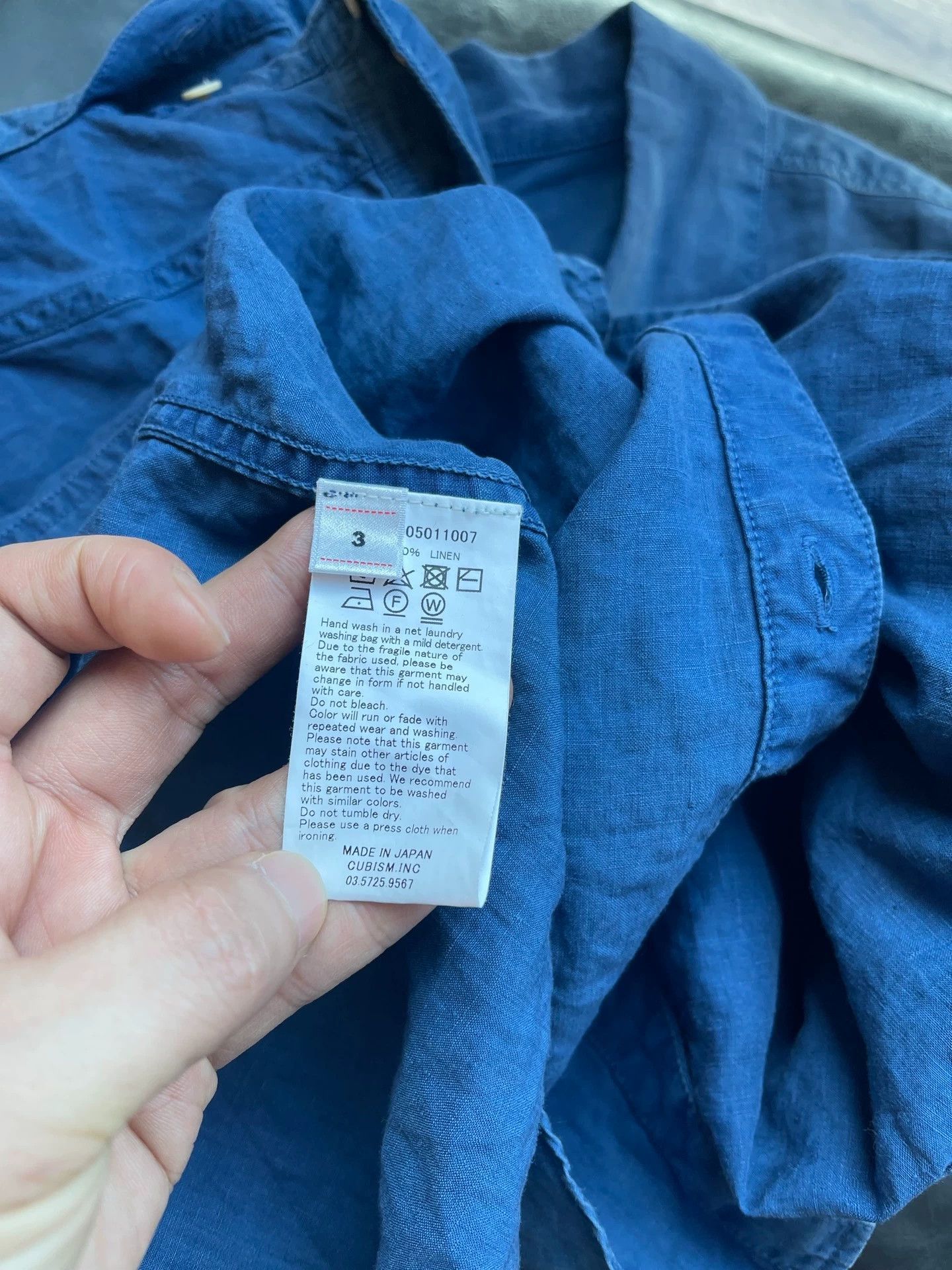 Visvim VISVIM 23SS PALMER SHIRT LONG SLEEVE DAMAGED INDIGO SHIRT Size US L / EU 52-54 / 3 - 7 Thumbnail