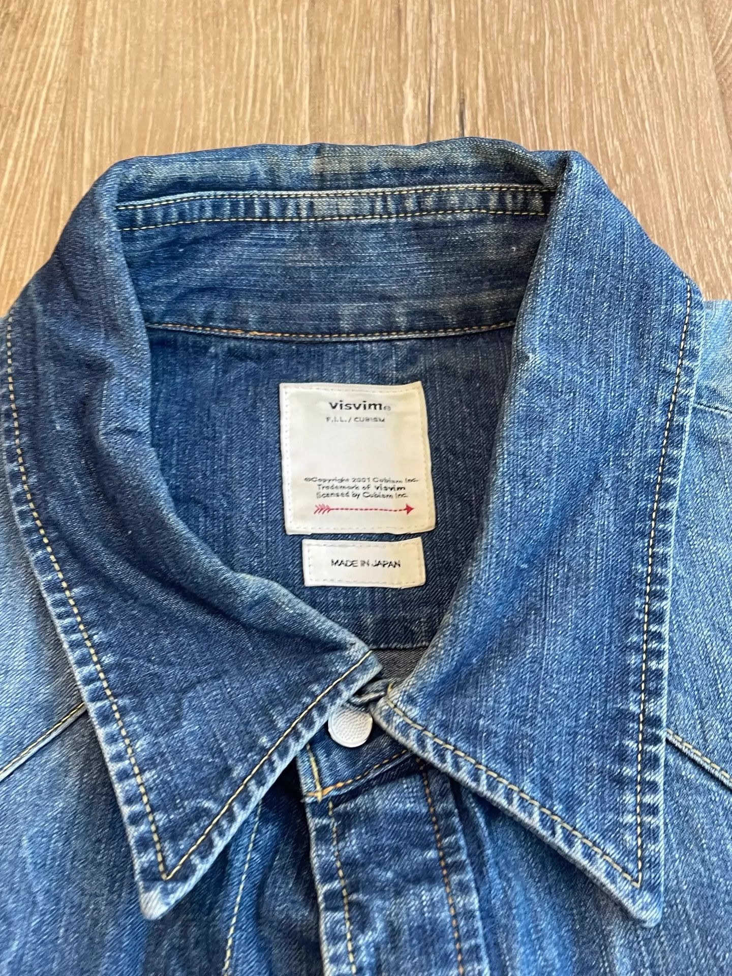 Visvim visvim 19aw ss bandito shirt dry demin Size US M / EU 48-50 / 2 - 4 Thumbnail