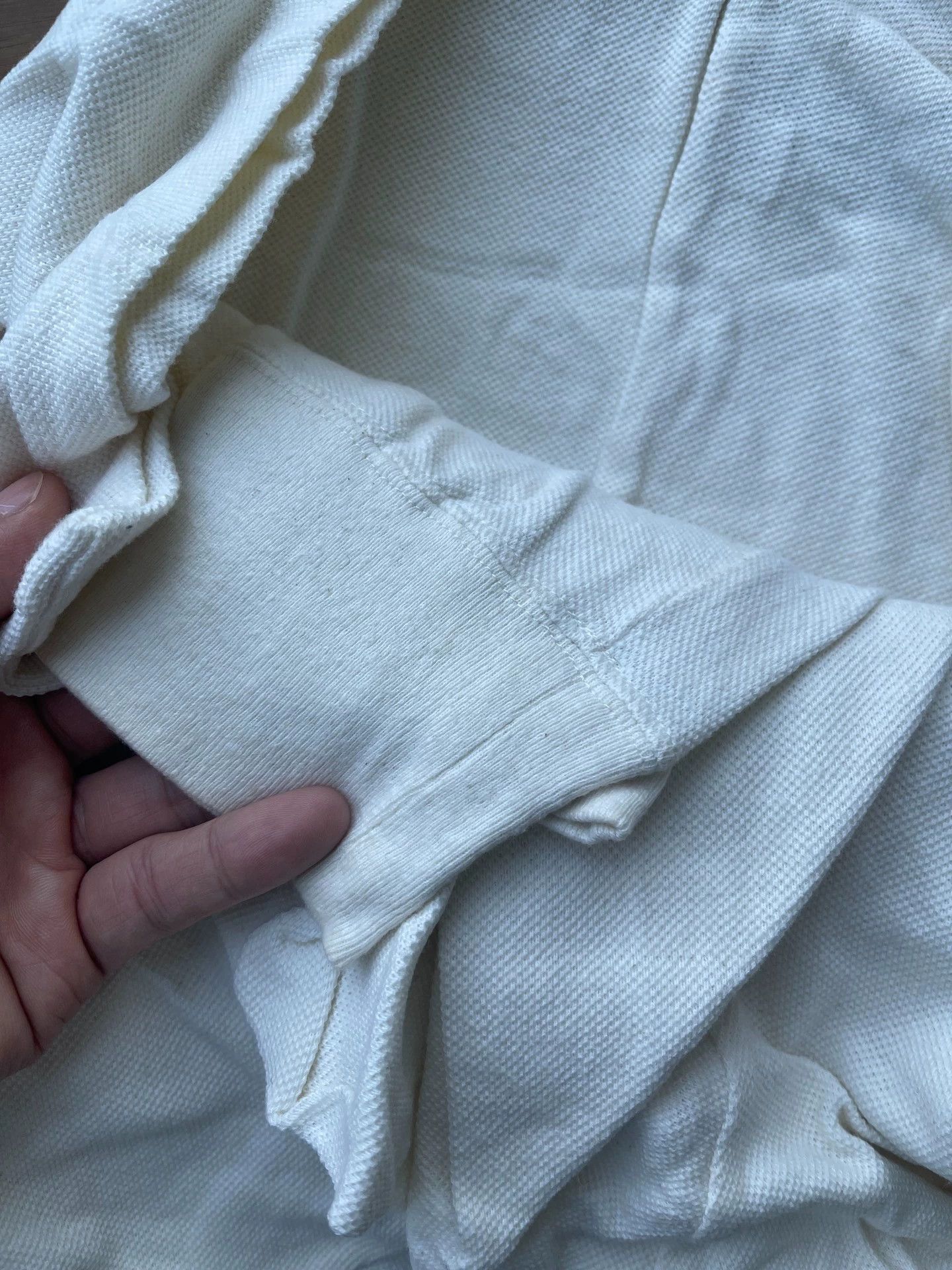 Visvim VISVIM WELLER L/S (C/WS) Long sleeved solid color POLO shirt T-shirt Size US L / EU 52-54 / 3 - 4 Thumbnail