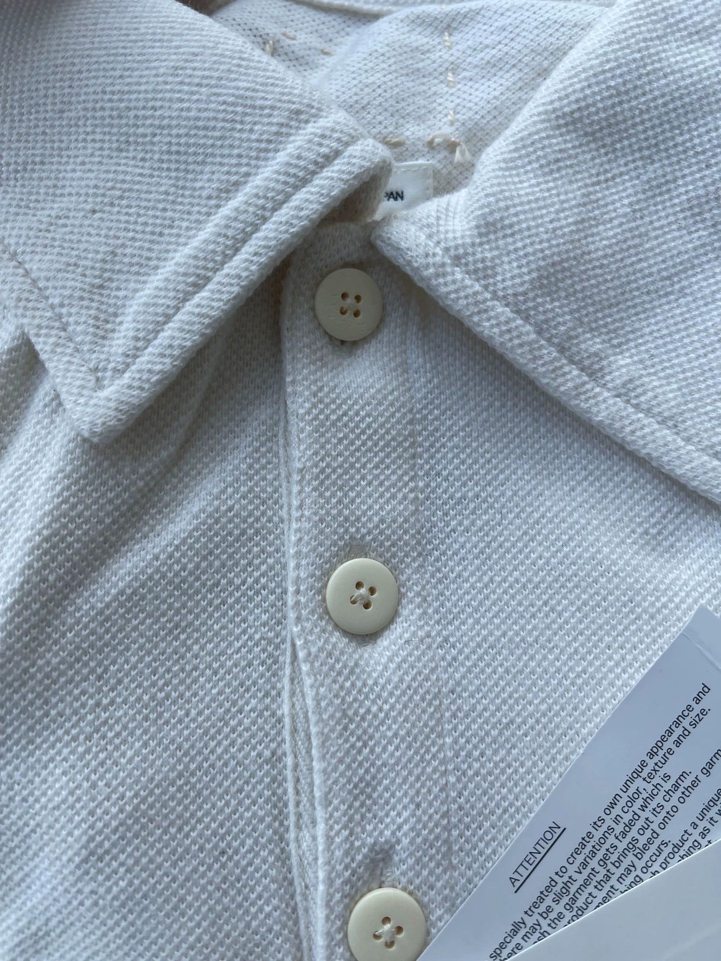 Visvim VISVIM WELLER L/S (C/WS) Long sleeved solid color POLO shirt T-shirt Size US L / EU 52-54 / 3 - 2 Thumbnail