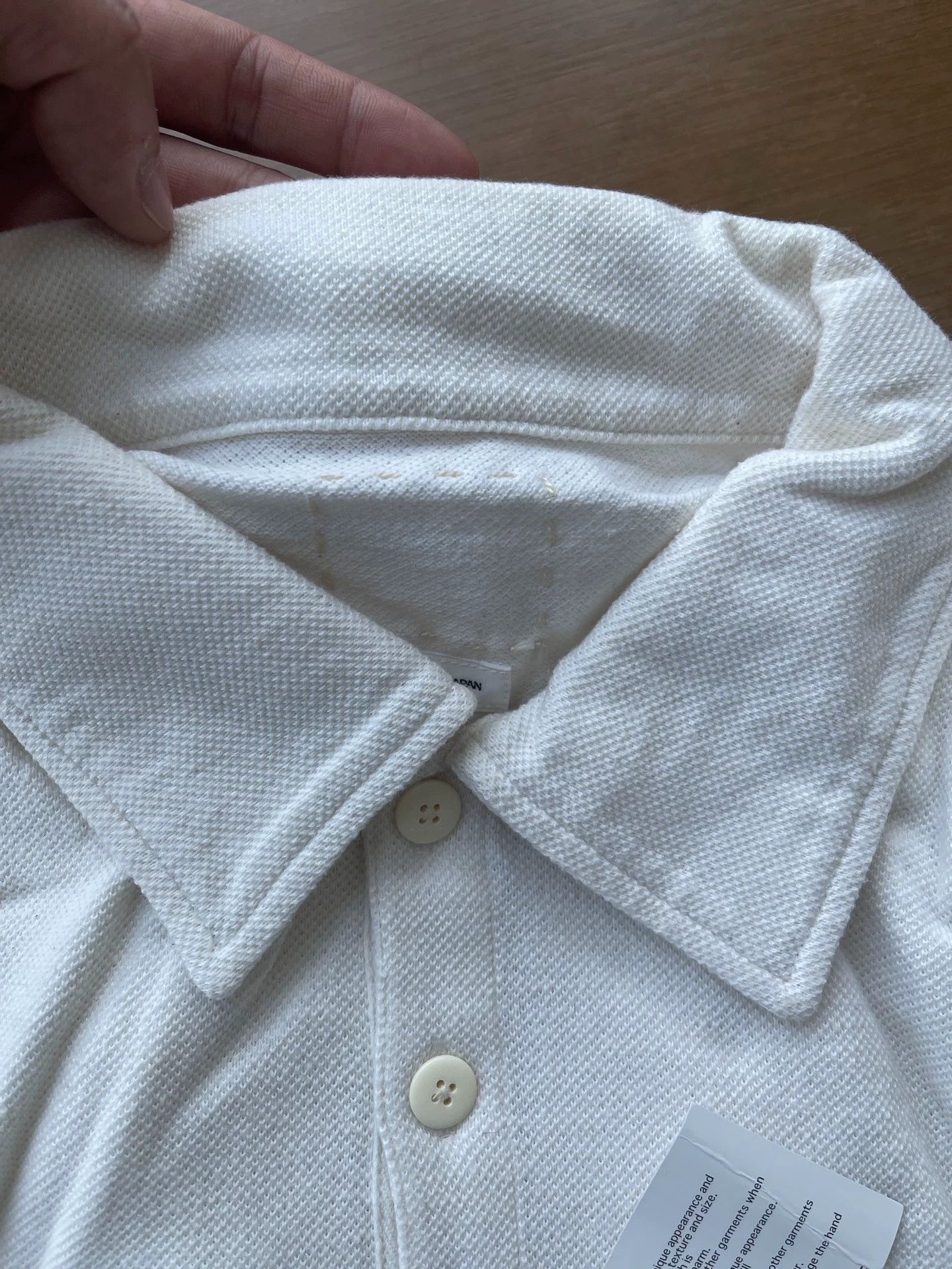 Visvim VISVIM WELLER L/S (C/WS) Long sleeved solid color POLO shirt T-shirt Size US L / EU 52-54 / 3 - 3 Thumbnail