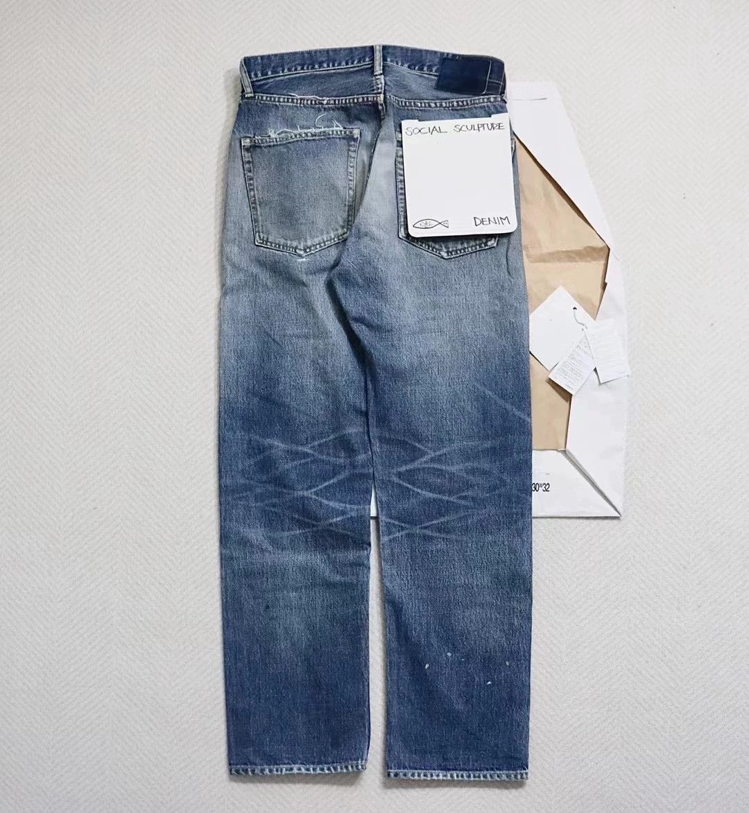 Visvim Visvim 21aw Social Sculpture 01 iDamaged-27 Size US 32 / EU 48 - 2 Thumbnail