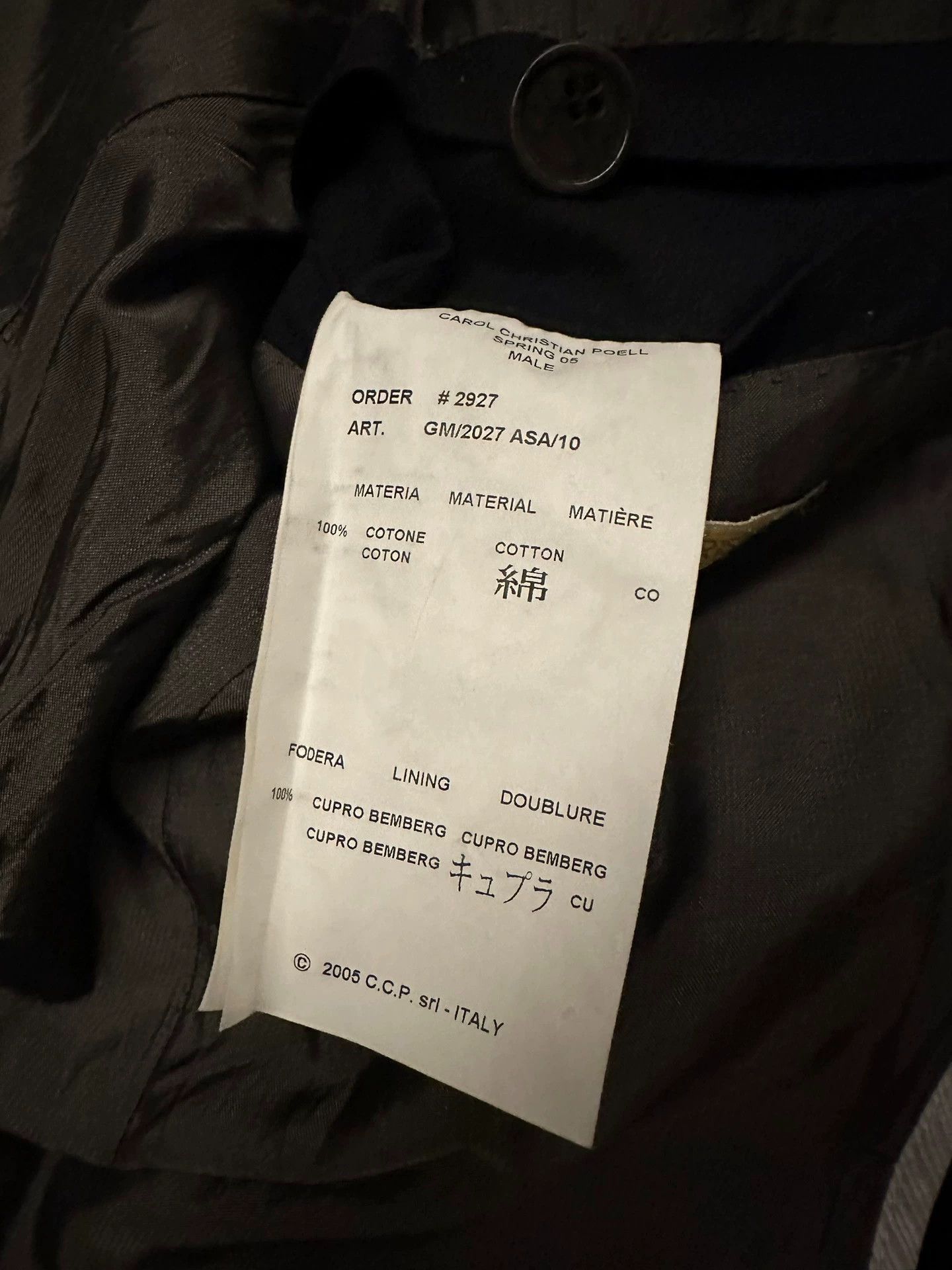 Carol Christian Poell Carol Christian Poell Western-style clothes Size US M / EU 48-50 / 2 - 3 Thumbnail