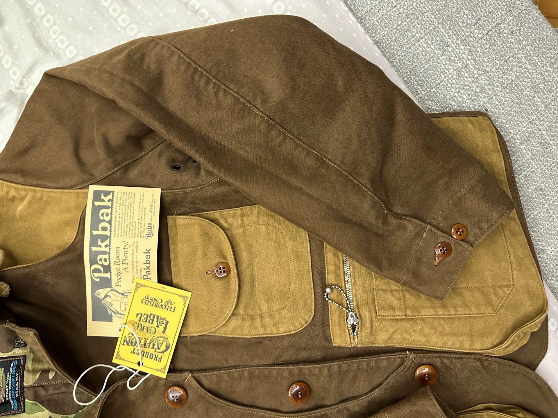 Freewheelers Freewheelers Hunting hooded jacket Size US M / EU 48-50 / 2 - 3 Thumbnail