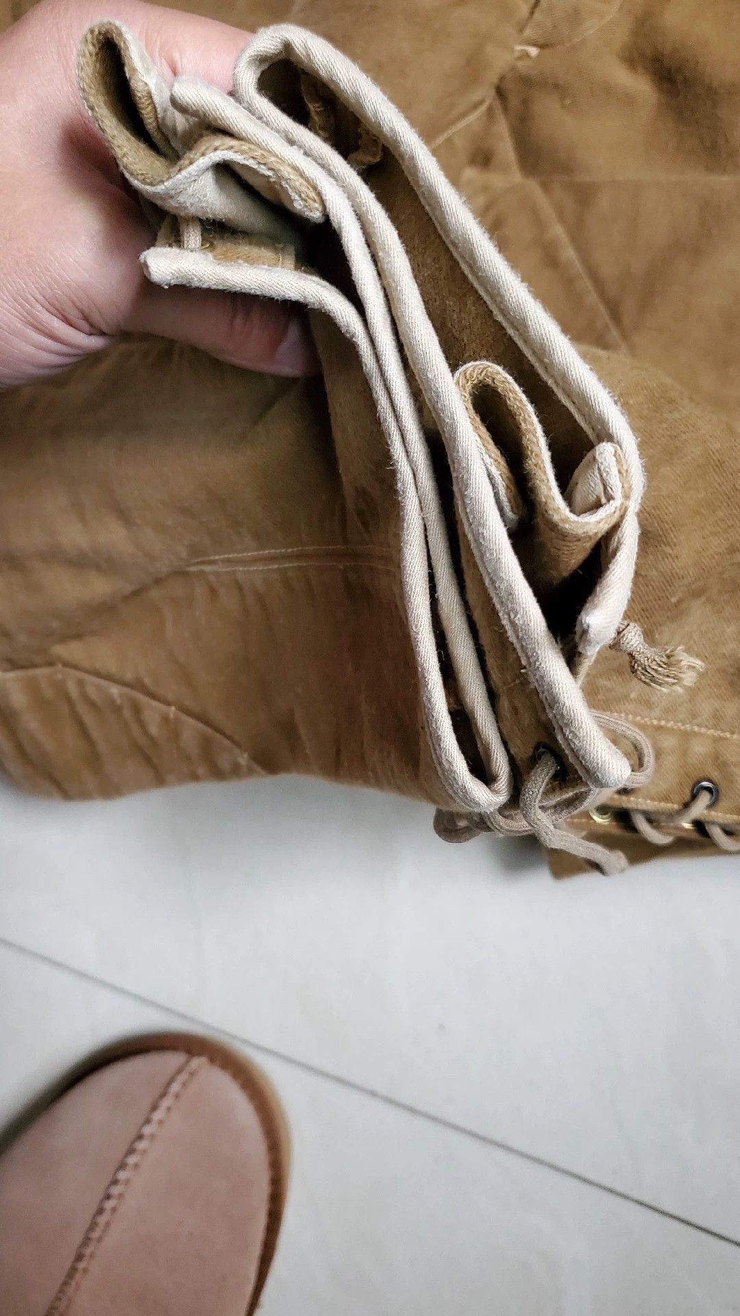 Freewheelers Freewheelers Pioneers heavily sanded breeches with big buttocks. Size US 32 / EU 48 - 5 Thumbnail