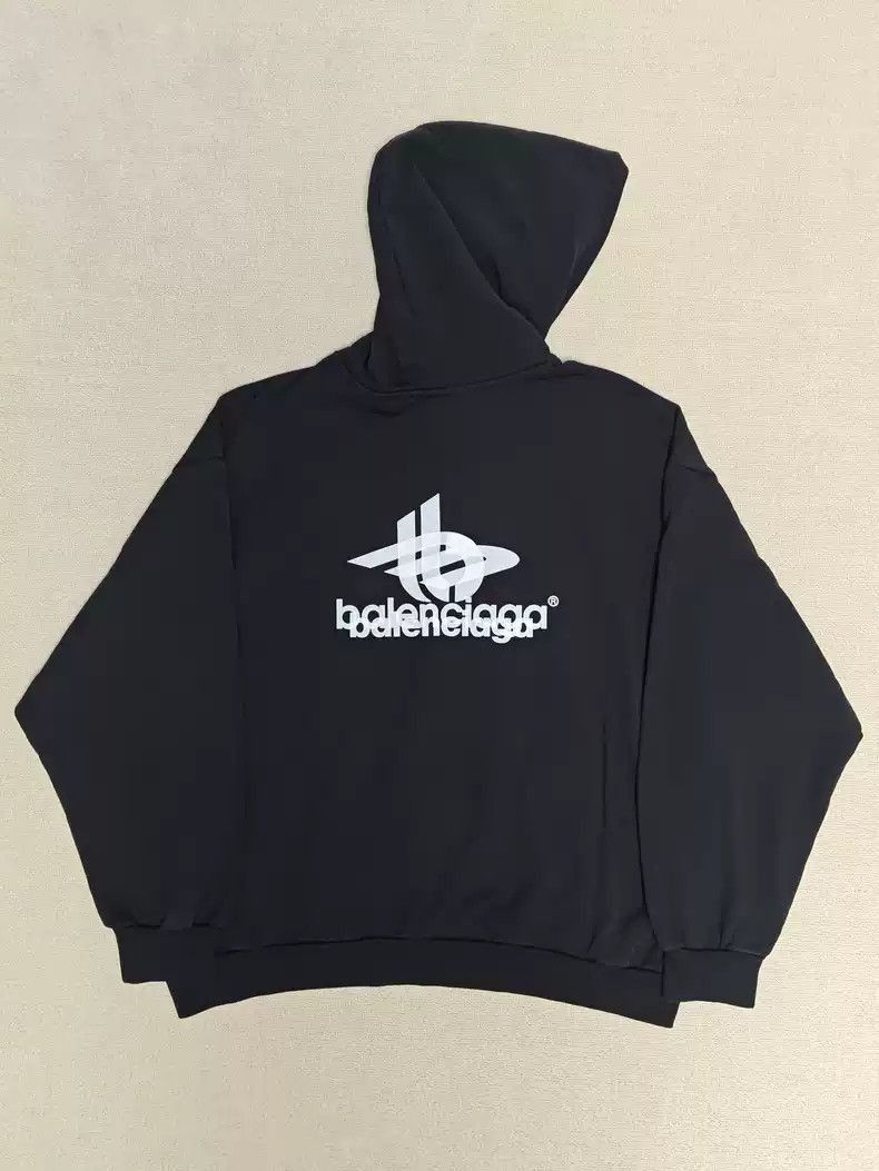 Balenciaga Balenciaga 3B Washed Outdated Hoodie Size US L / EU 52-54 / 3 - 3 Thumbnail