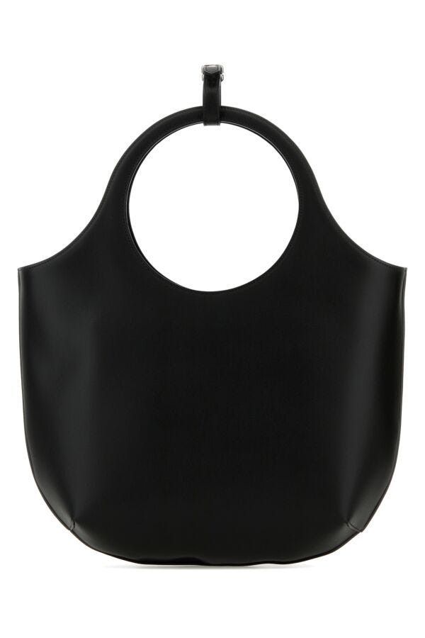 Courreges Black Leather Medium Holy Handbag Size ONE SIZE - 5 Thumbnail