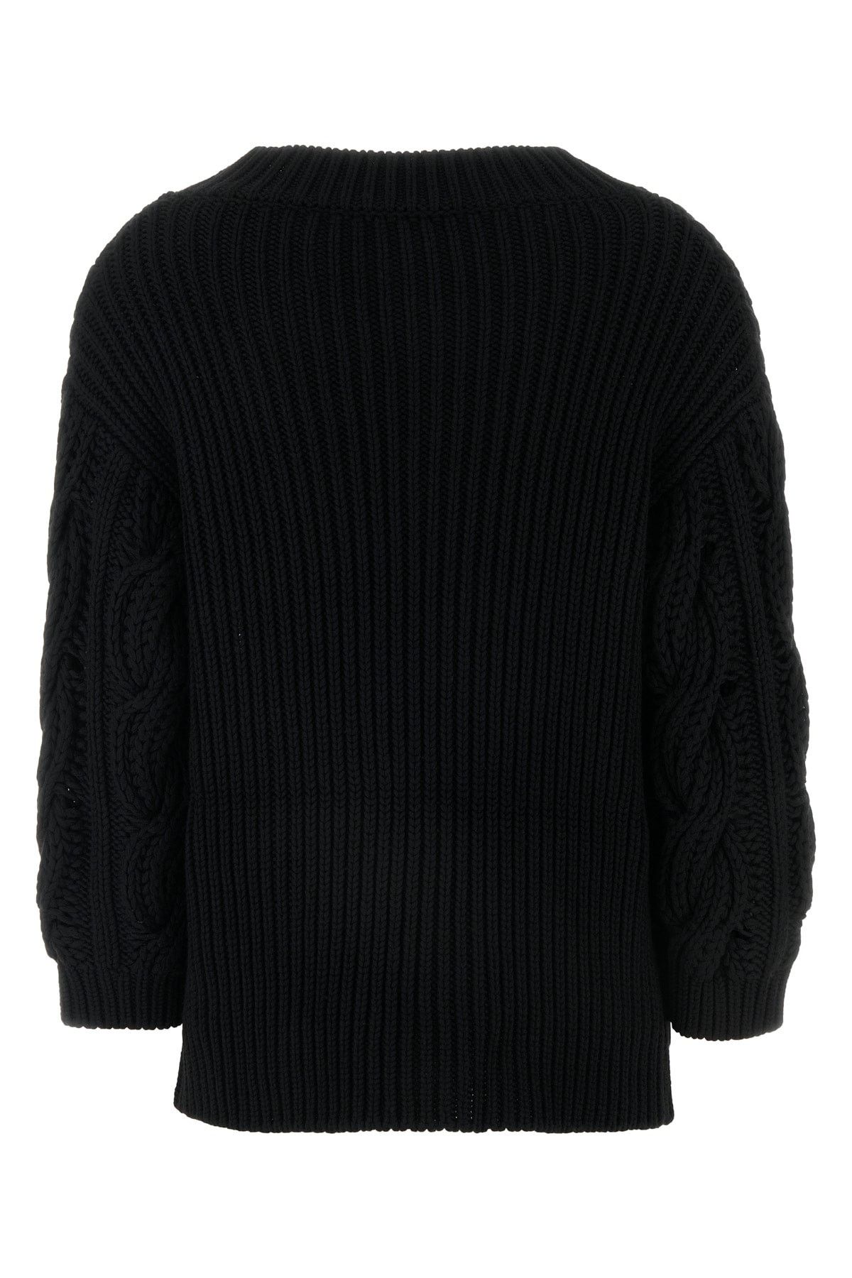 Valentino Black Wool Sweater Size XS / US 0-2 / IT 36-38 - 2 Thumbnail