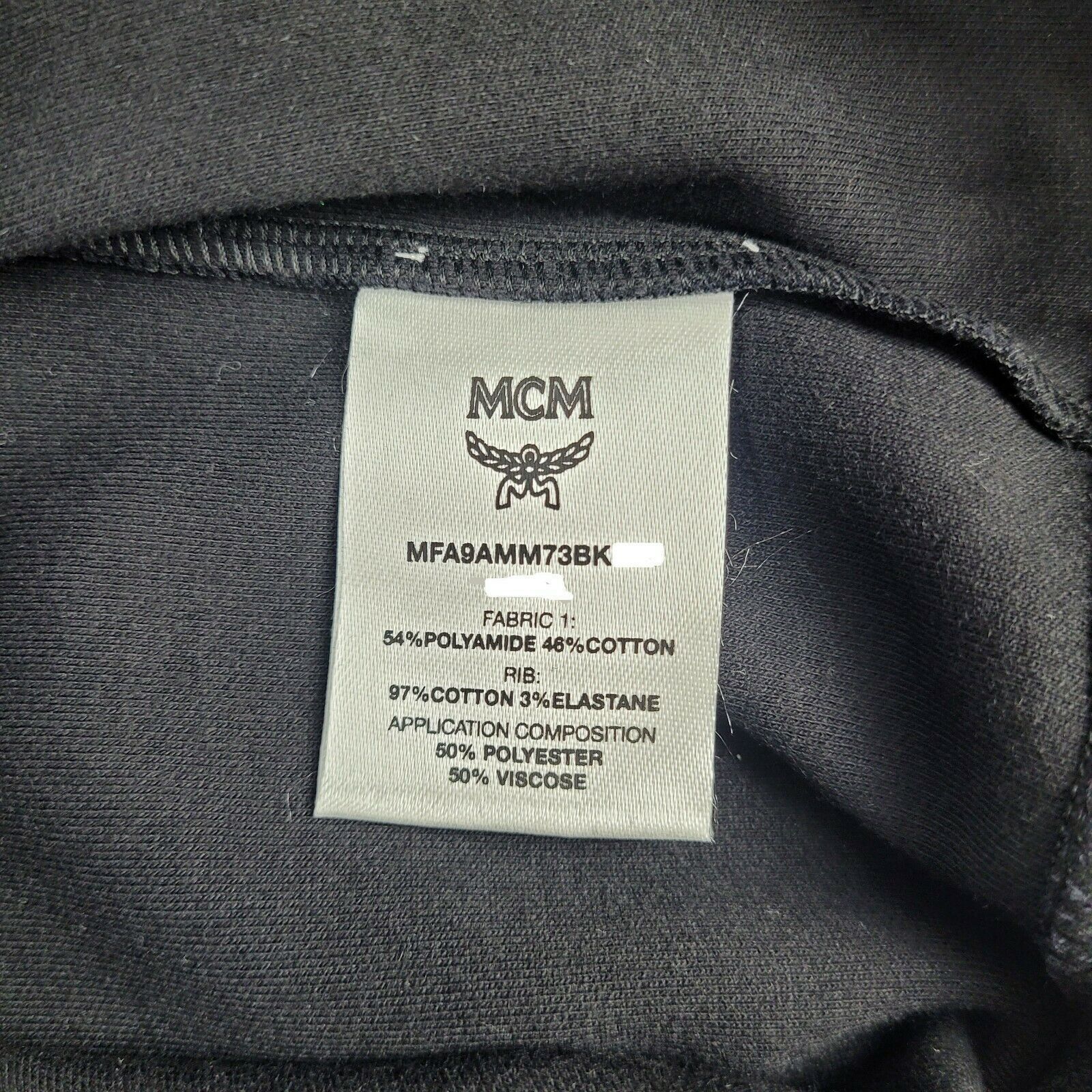 MCM Women's Laurel Black Neoprene Pull Over Fringe Sweatshirt Size S / US 4 / IT 40 - 8 Thumbnail