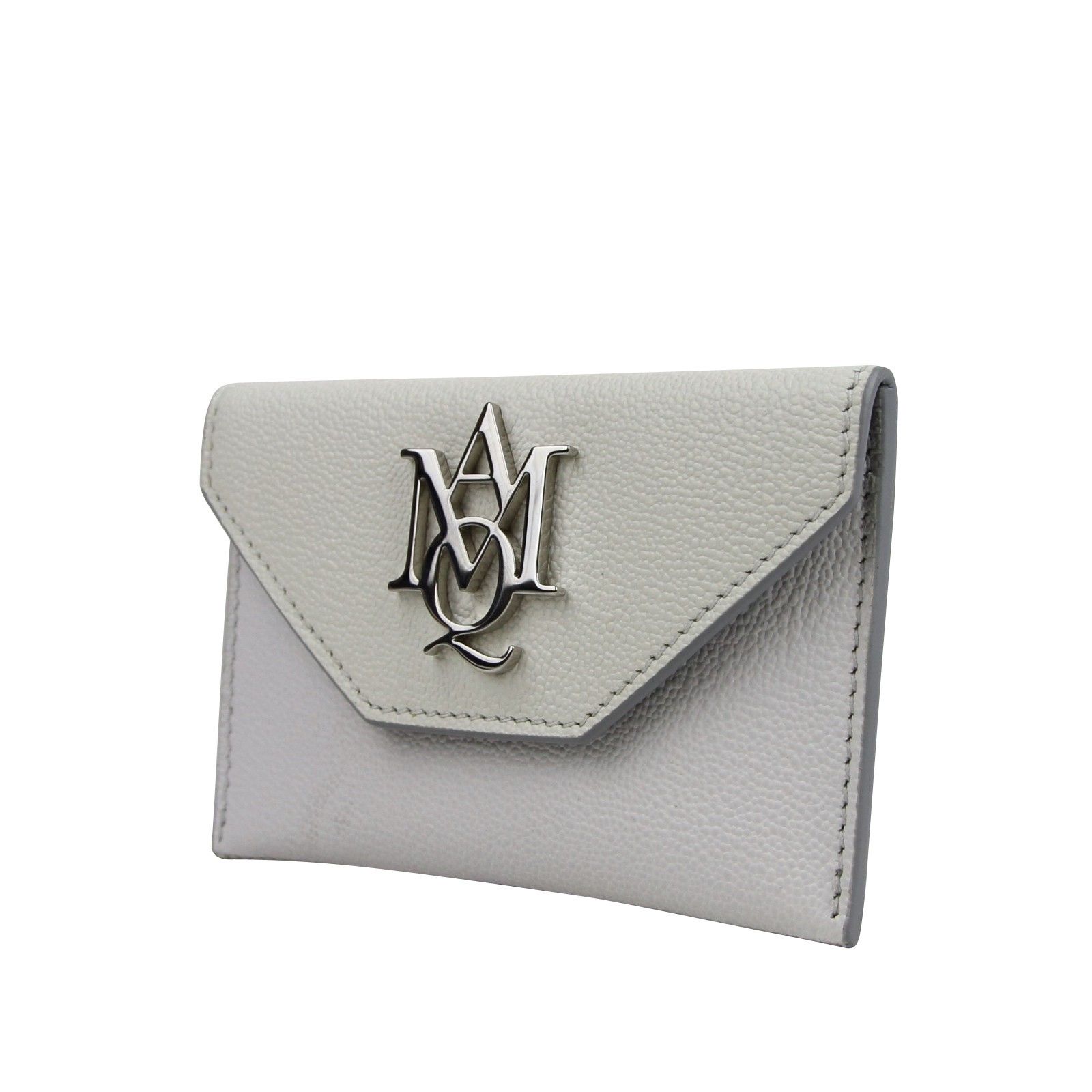 Alexander McQueen Unisex Two Tone White / Ivory Leather Card Holder Size ONE SIZE - 3 Thumbnail