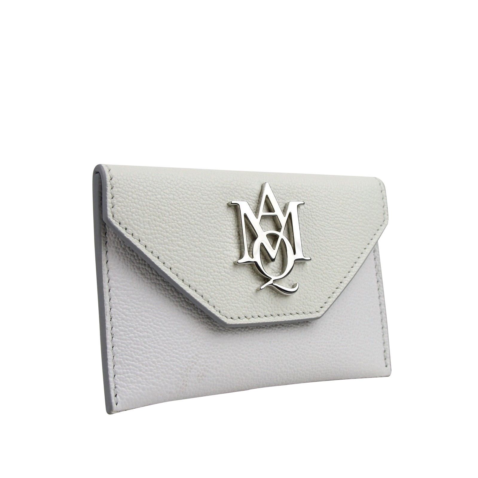 Alexander McQueen Unisex Two Tone White / Ivory Leather Card Holder Size ONE SIZE - 2 Thumbnail