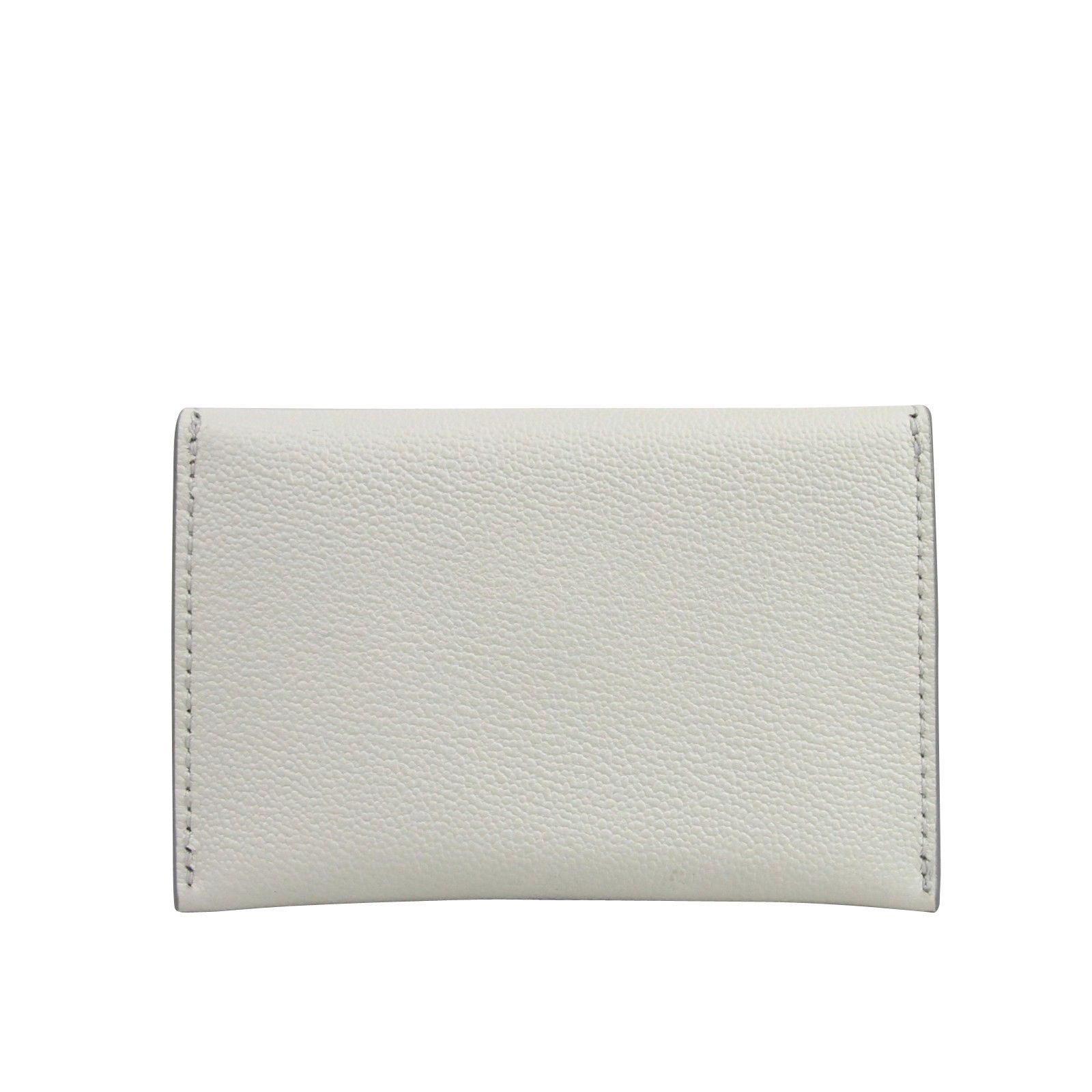 Alexander McQueen Unisex Two Tone White / Ivory Leather Card Holder Size ONE SIZE - 4 Thumbnail